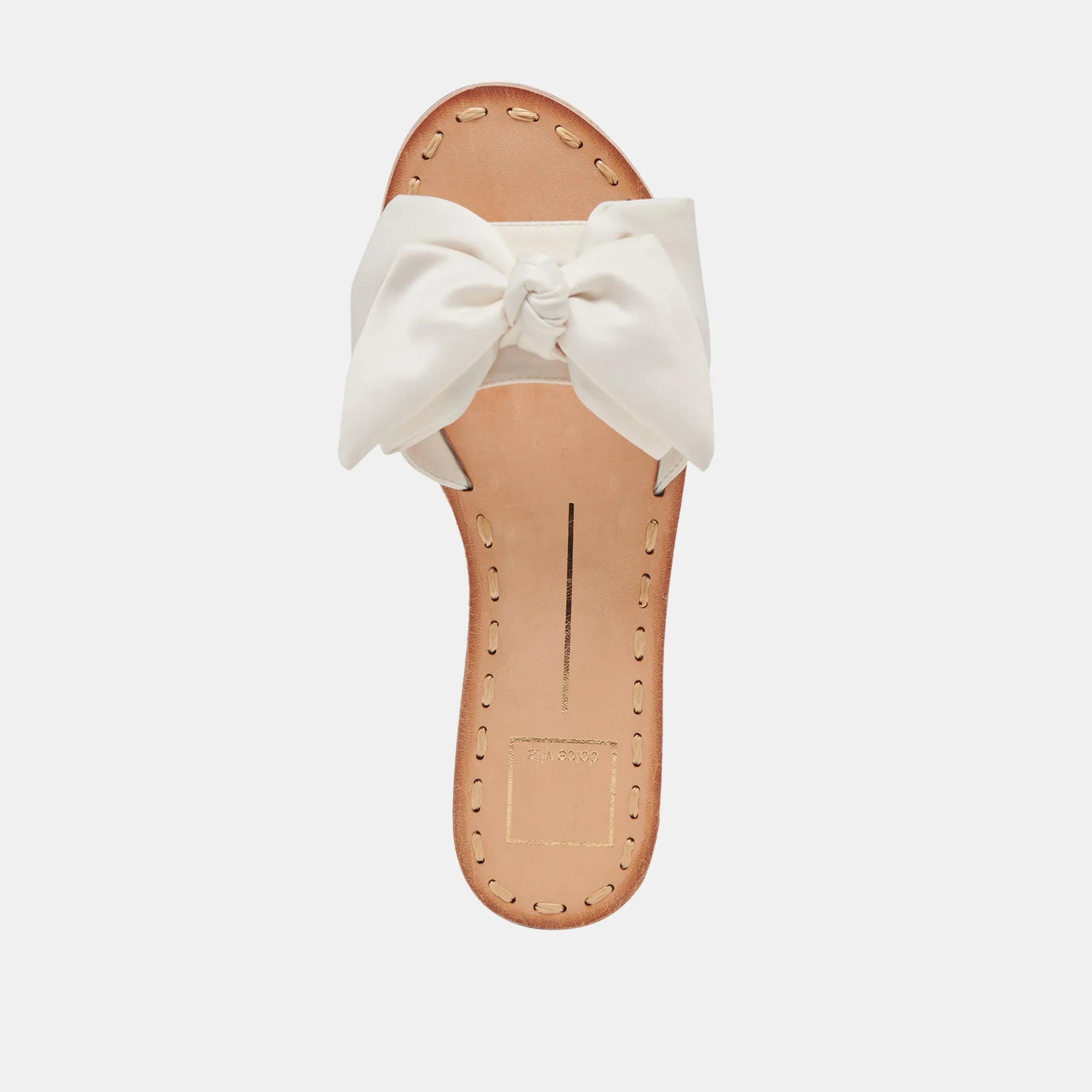 DARSEY SANDALETTEN WEIßER SATIN