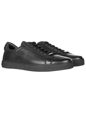 Wildleder-Sneakers Schwarz