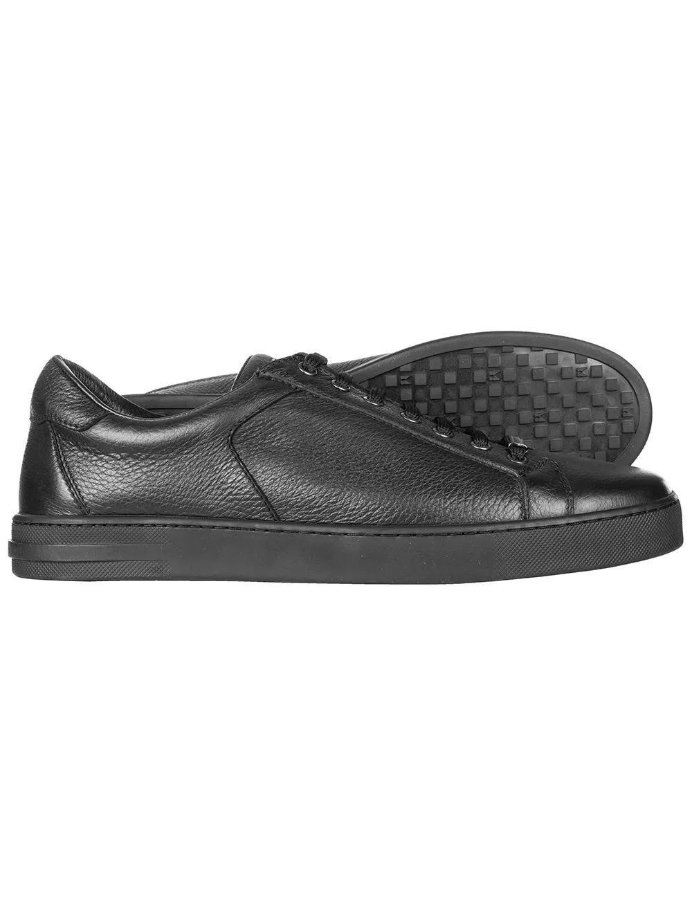 Wildleder-Sneakers Schwarz