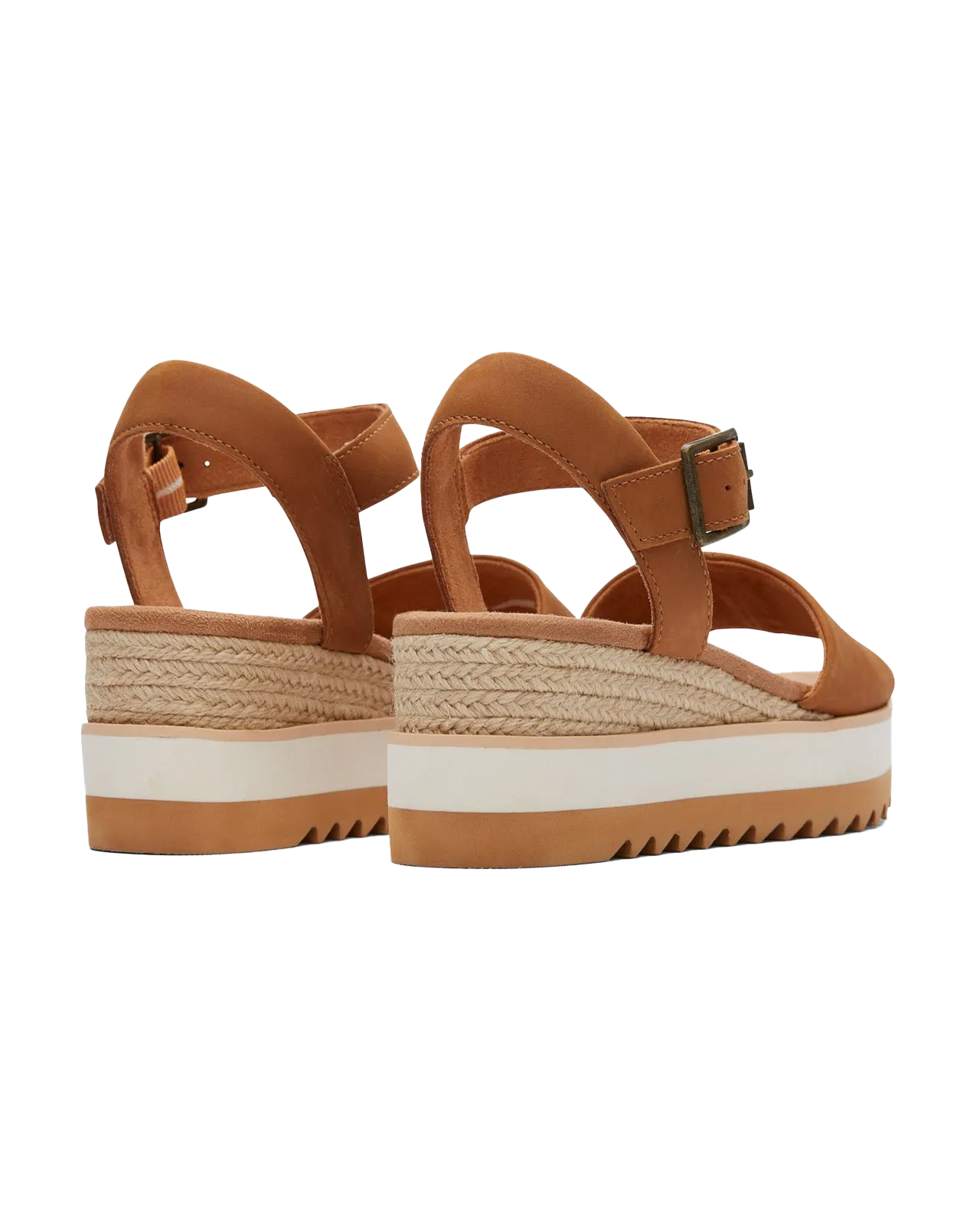 Diana Tan Keilabsatz-Sandalen in Natur
