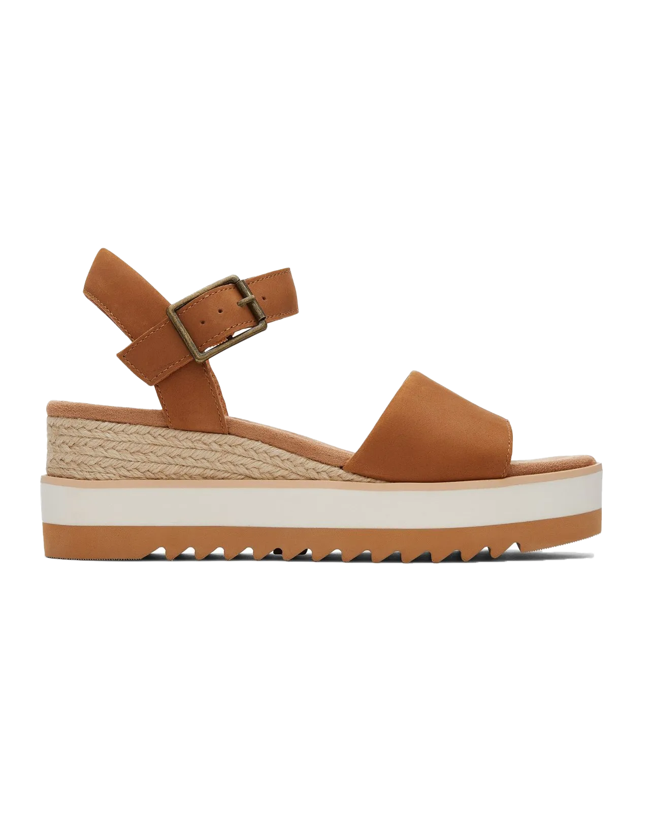 Diana Tan Keilabsatz-Sandalen in Natur