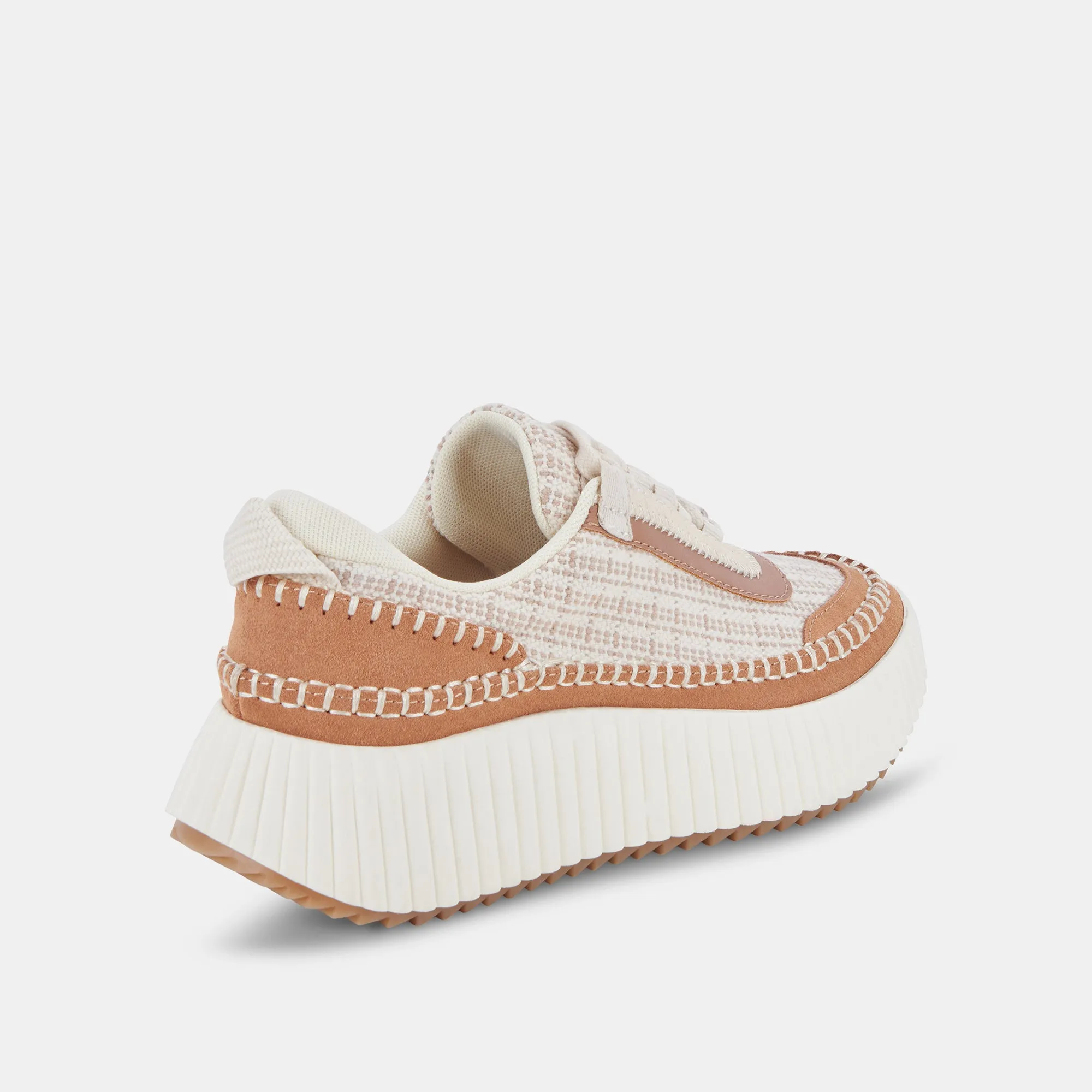 DOLEN SNEAKERS BRAUN MULTI GEWEBT