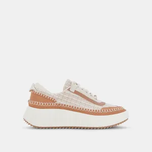 DOLEN SNEAKERS BRAUN MULTI GEWEBT