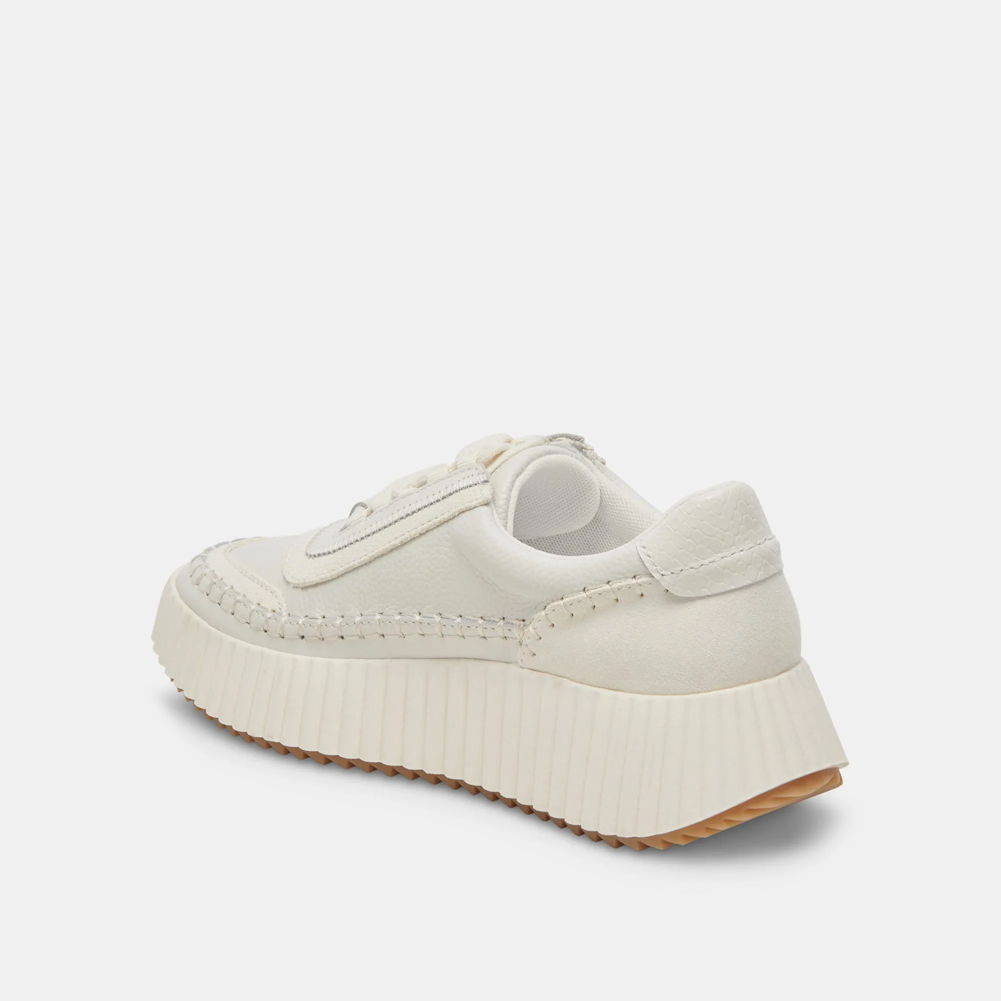 DOLEN SNEAKERS WEISSES LEDER