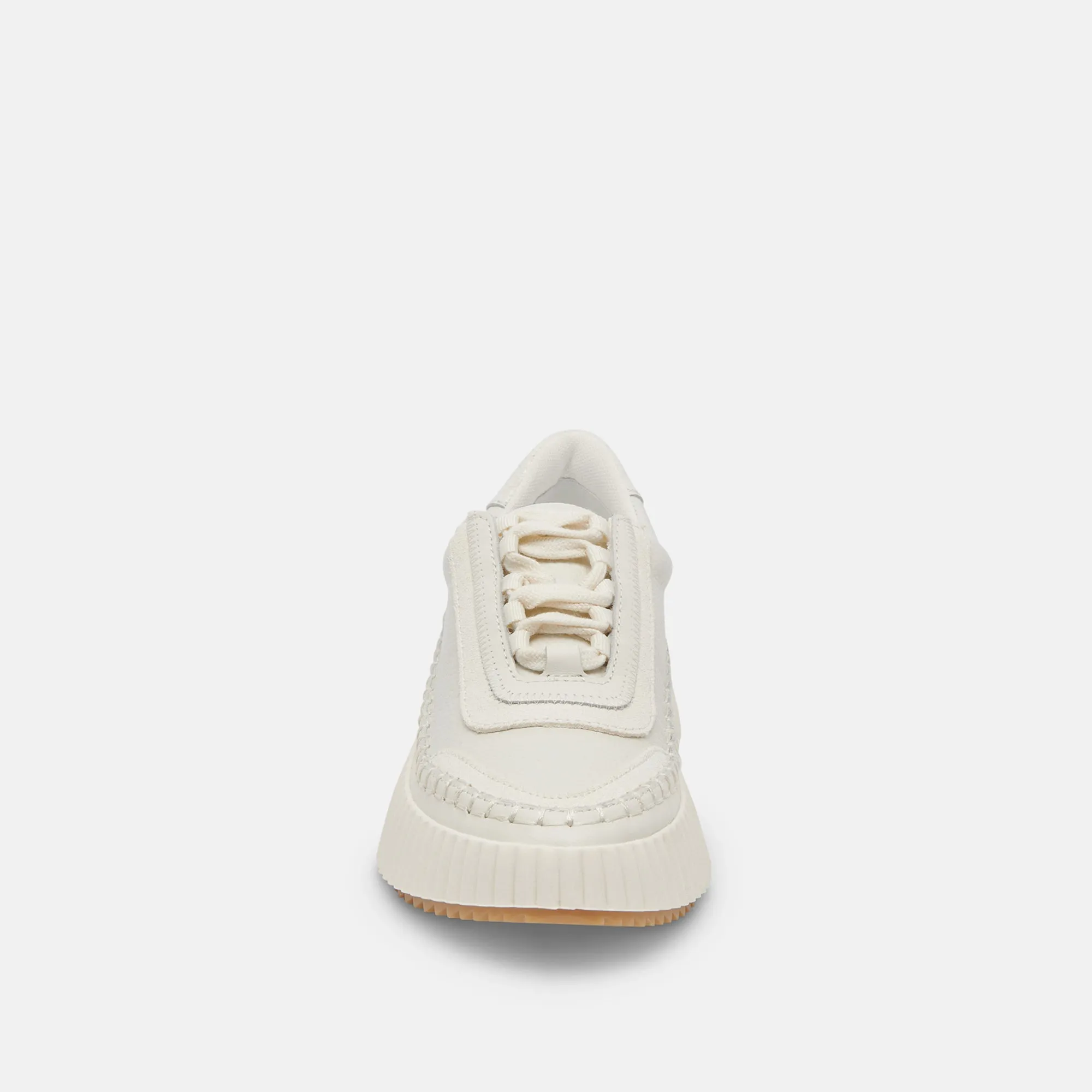 DOLEN SNEAKERS WEISSES LEDER