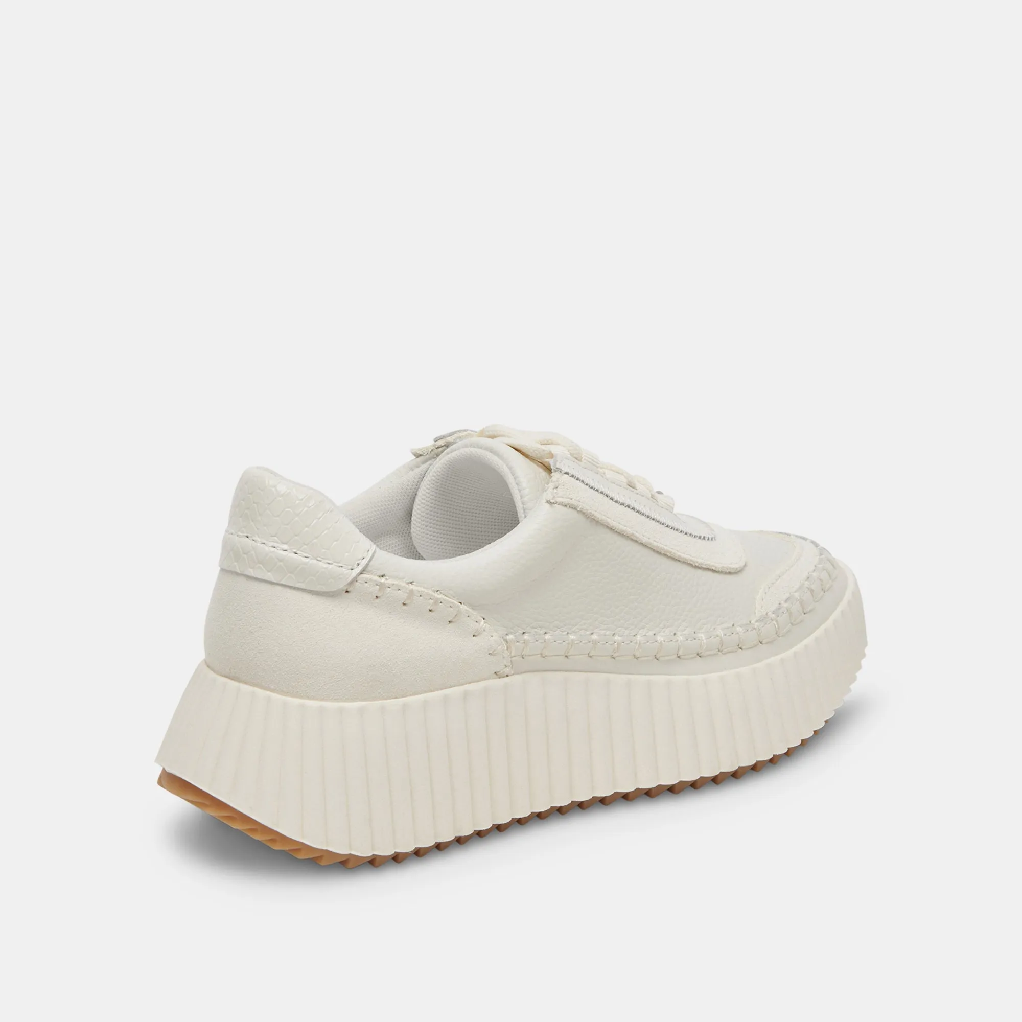 DOLEN SNEAKERS WEISSES LEDER