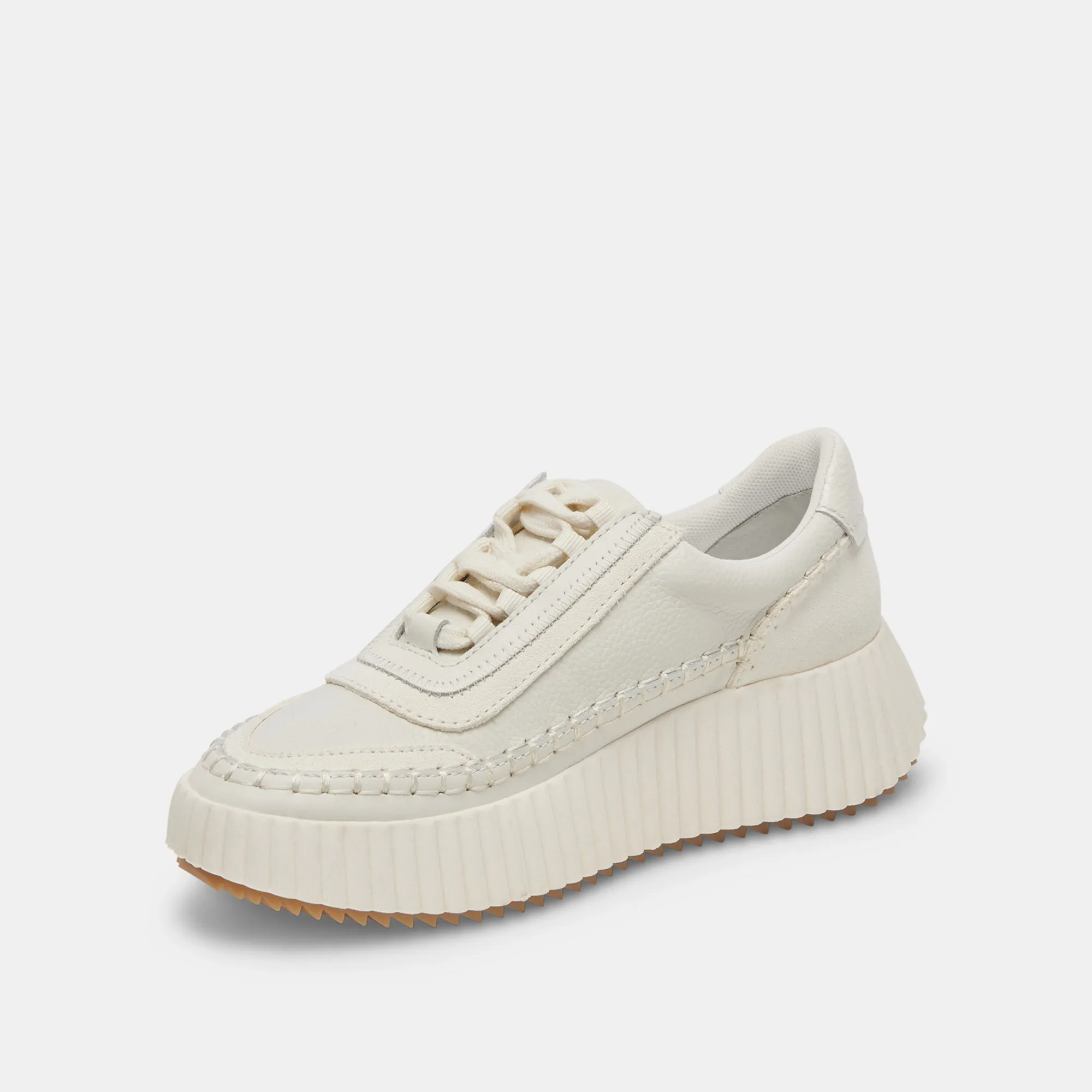 DOLEN SNEAKERS WEISSES LEDER
