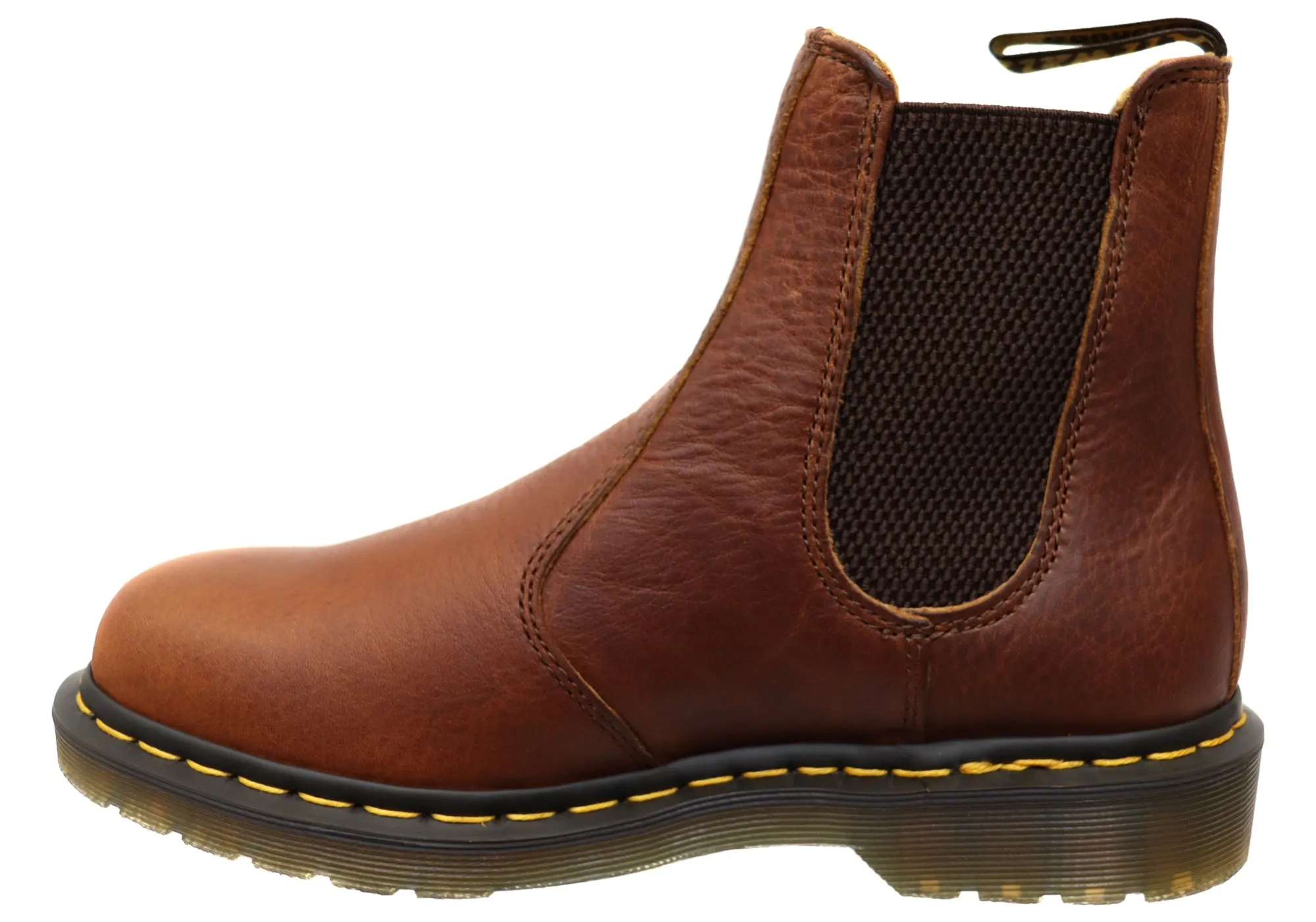 Dr. Martens 2976 Cashew Botschafter Unisex Leder Chelsea Stiefel Dr. Martens Schuhe