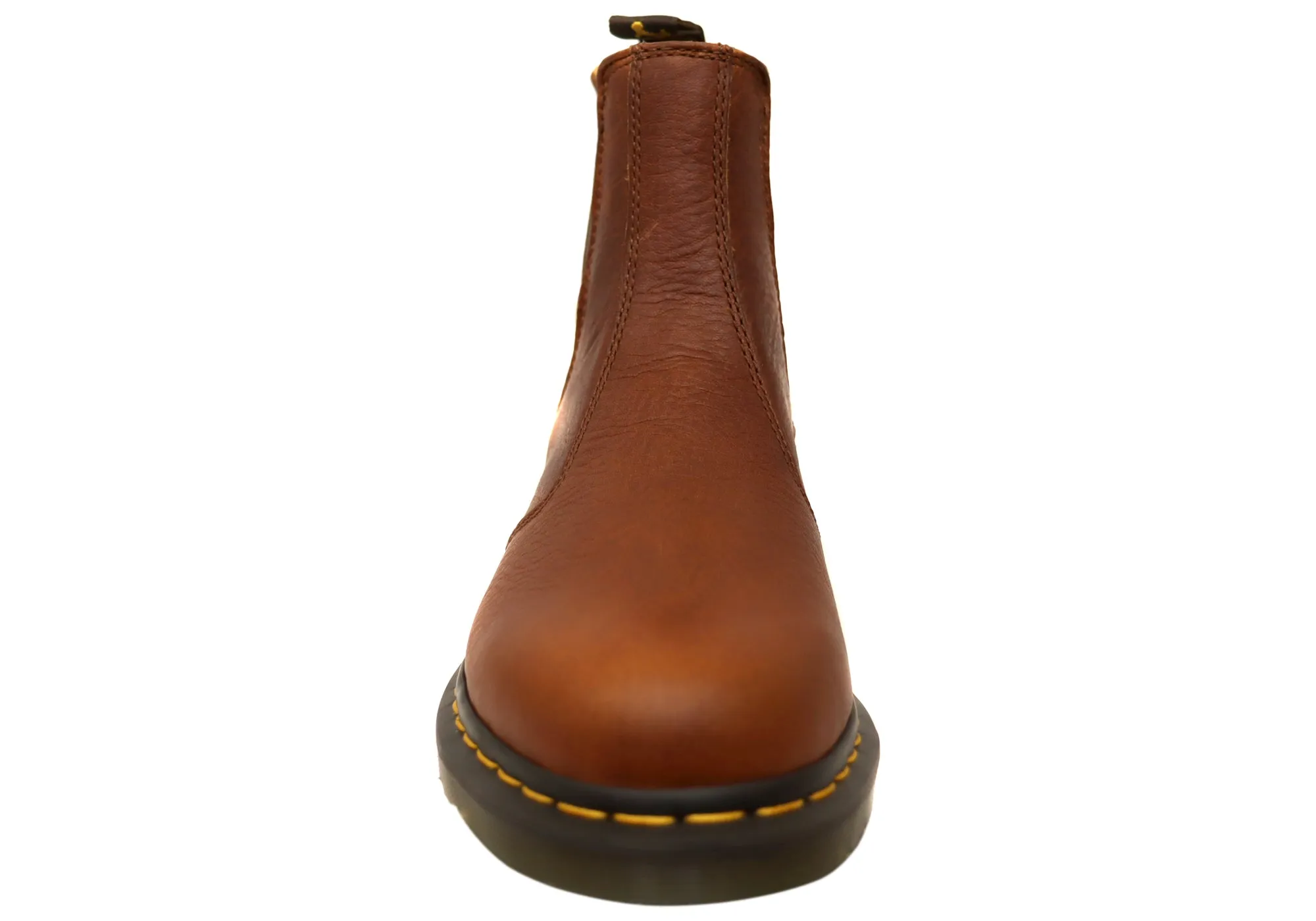 Dr. Martens 2976 Cashew Botschafter Unisex Leder Chelsea Stiefel Dr. Martens Schuhe