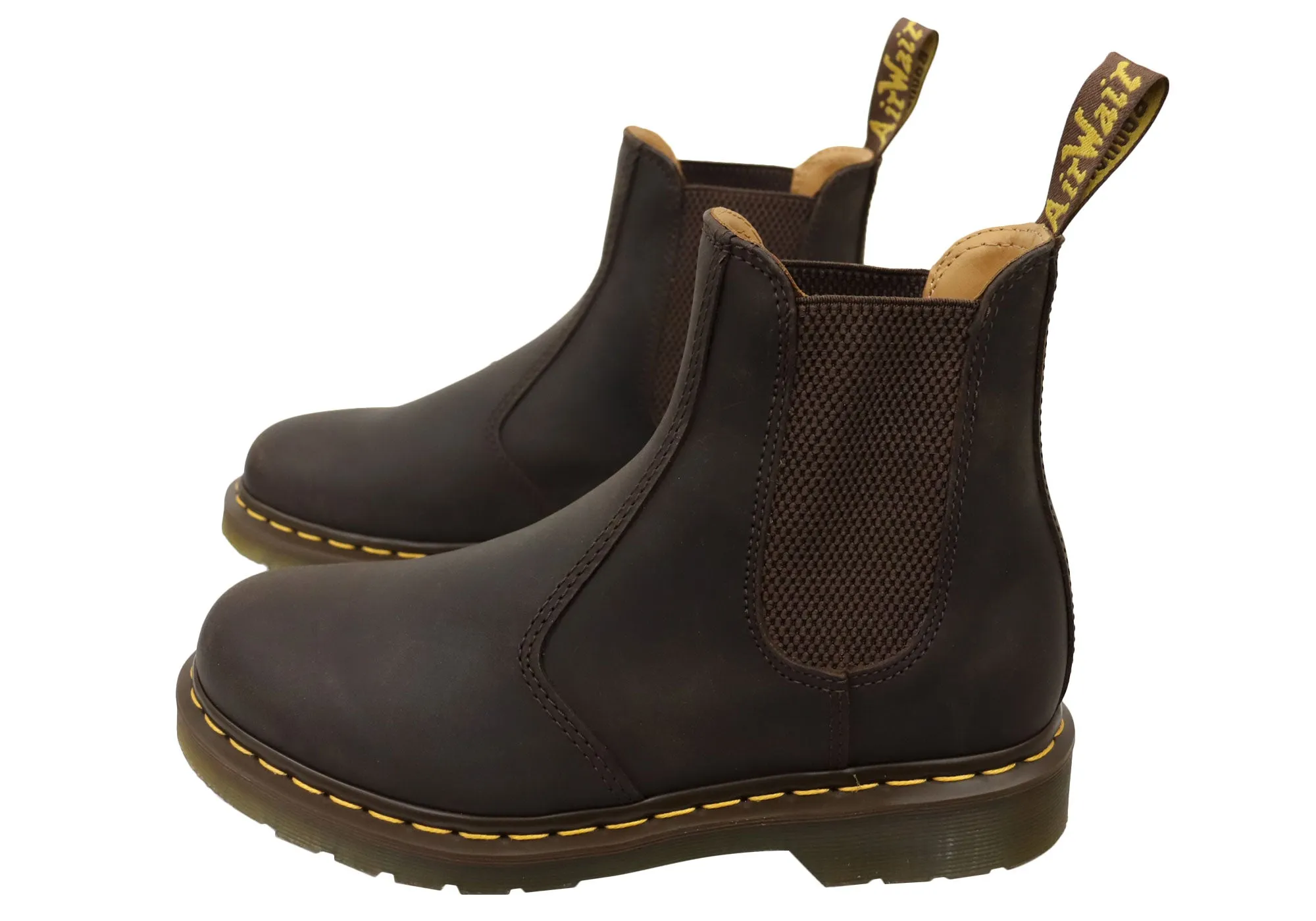 Dr. Martens 2976 YS Crazy Horse Unisex Chelsea-Stiefel aus Leder Dr. Martens Schuhe