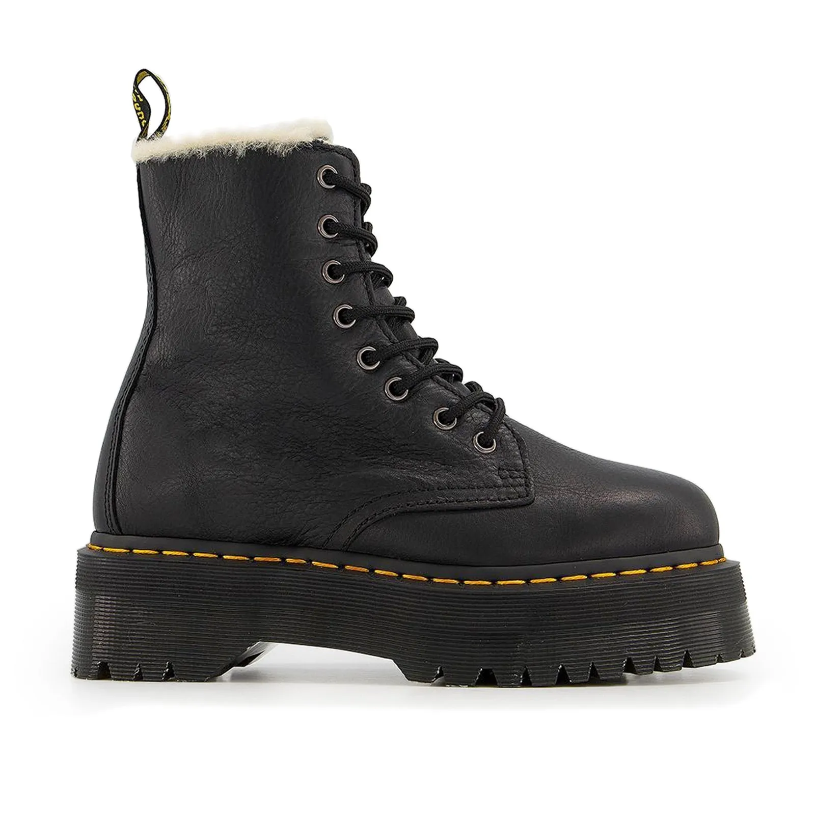 Dr. Martens Jadon Fl Pisa Leder Unisex Knöchelplateau-Stiefel