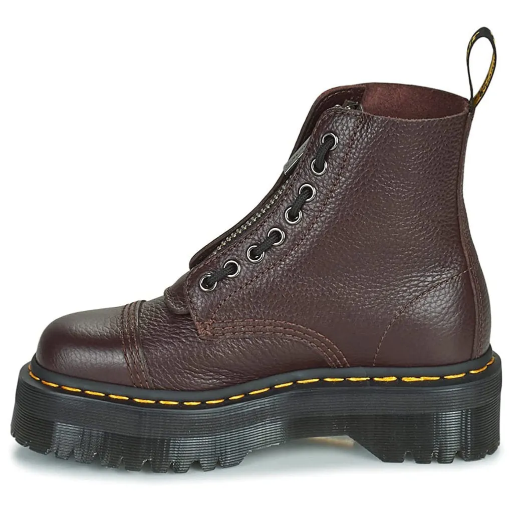 Dr. Martens Sinclair Milled Nappa Leder Plateaustiefel für Damen