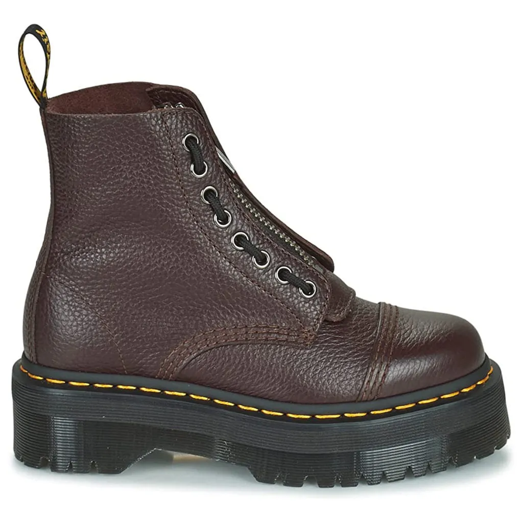 Dr. Martens Sinclair Milled Nappa Leder Plateaustiefel für Damen