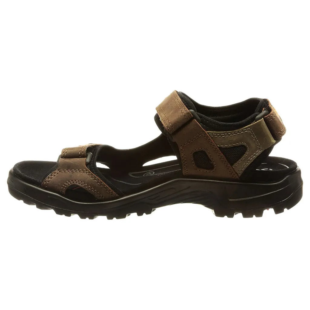 Ecco Offroad Geölte Nubukleder Herren Freizeitsandalen Ecco Schuhe
