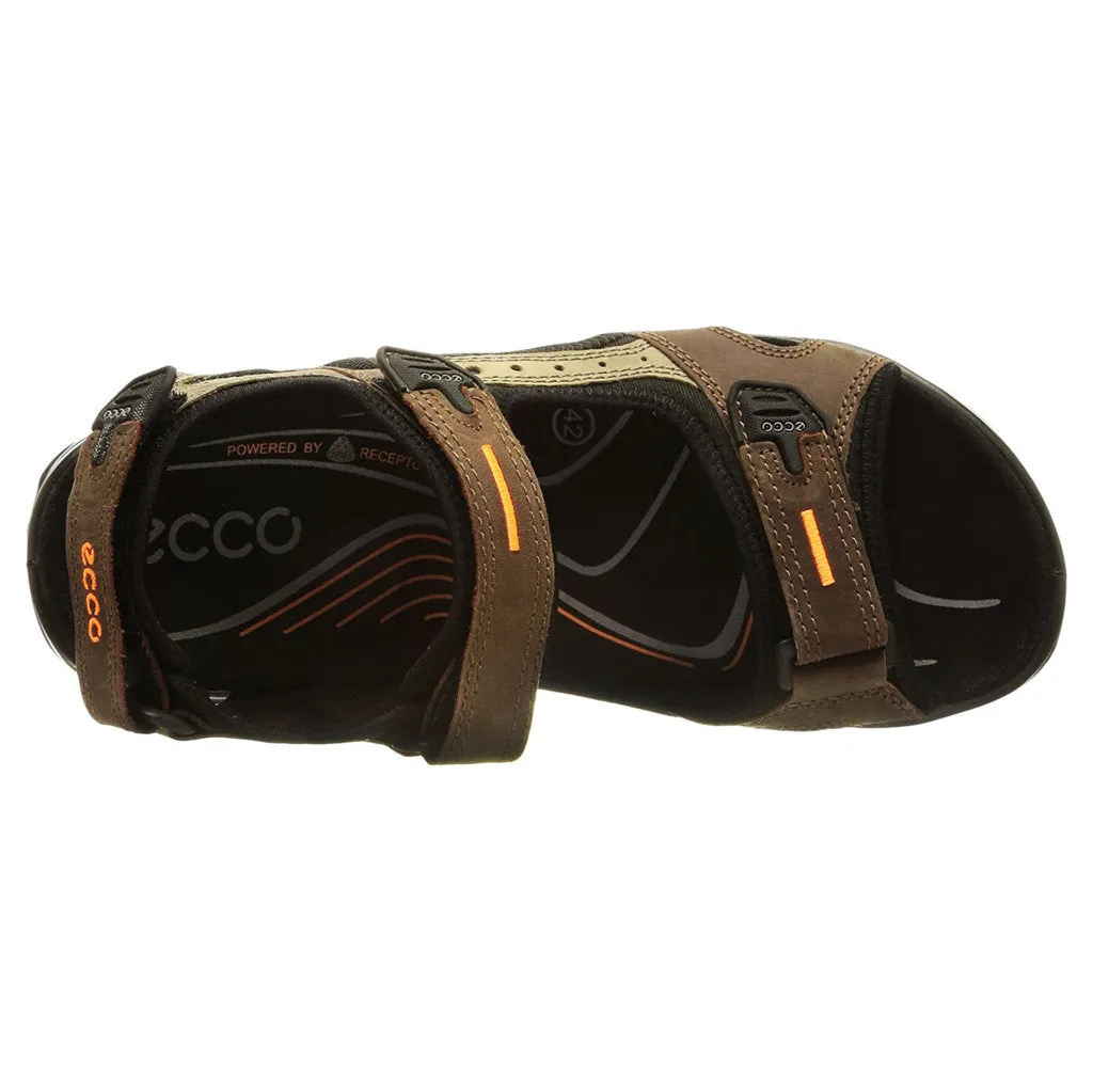 Ecco Offroad Geölte Nubukleder Herren Freizeitsandalen Ecco Schuhe