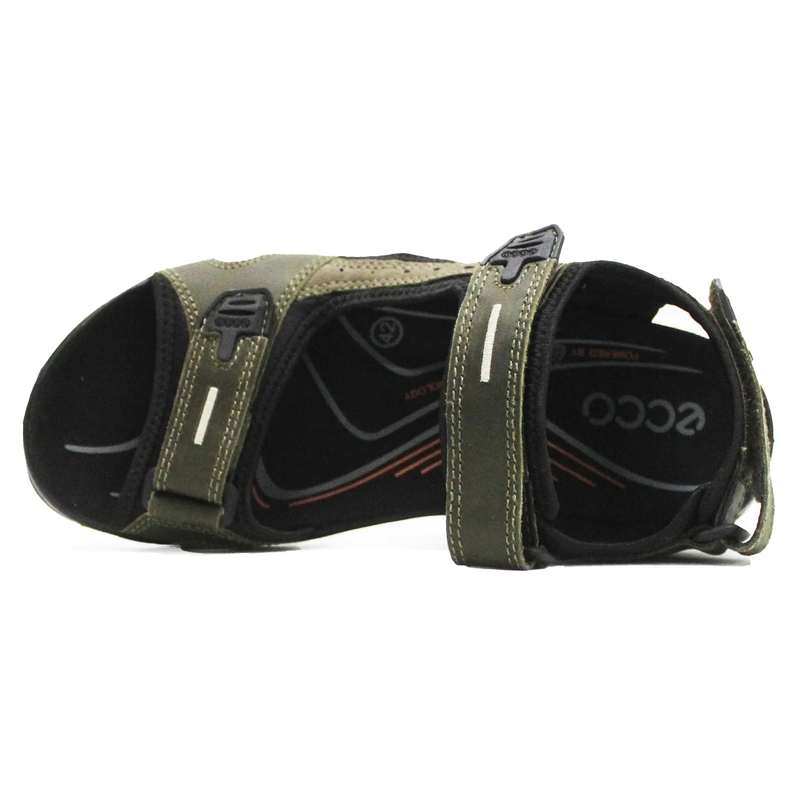 Ecco Offroad Geölte Nubukleder Herren Freizeitsandalen Ecco Schuhe
