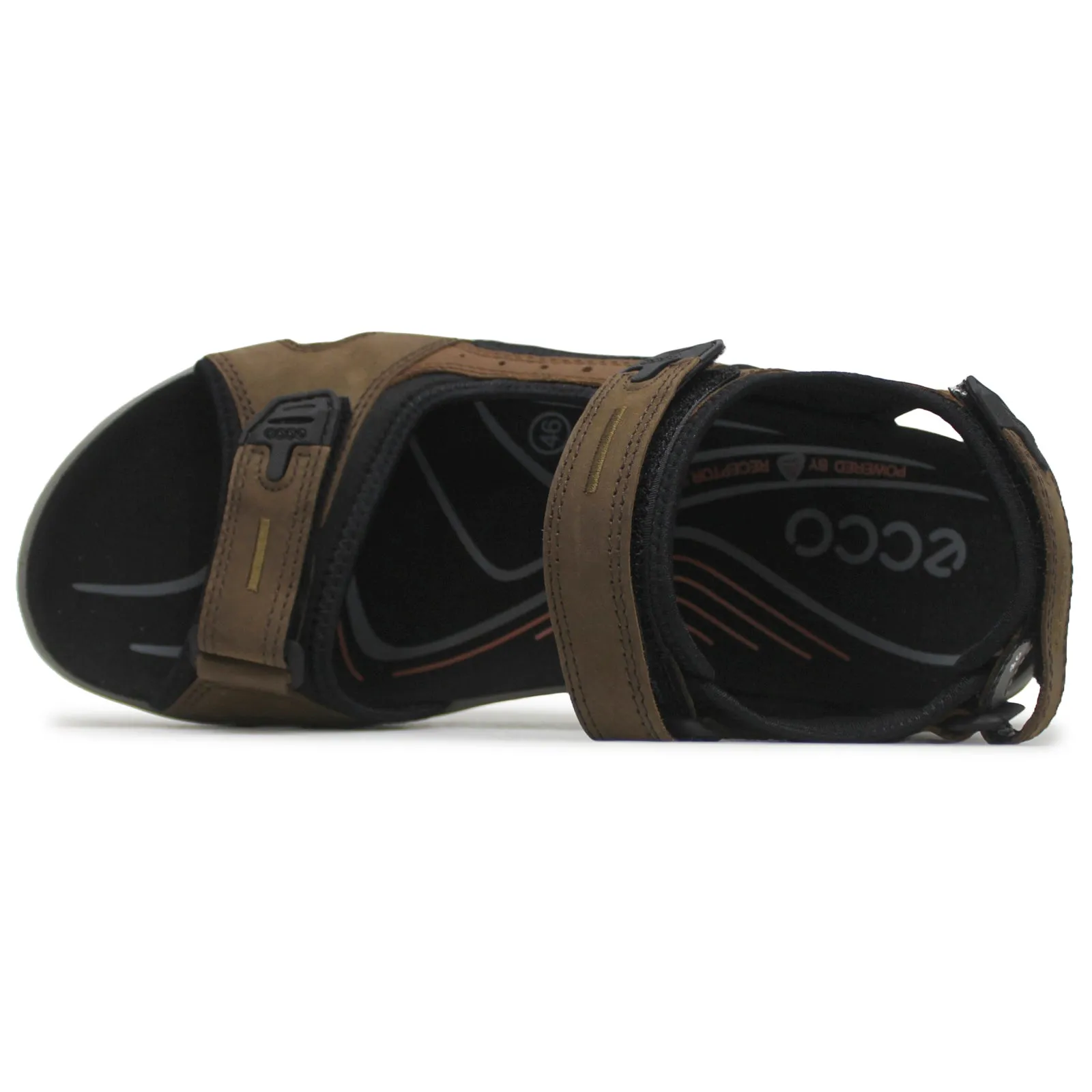 Ecco Offroad Geölte Nubukleder Herren Freizeitsandalen Ecco Schuhe