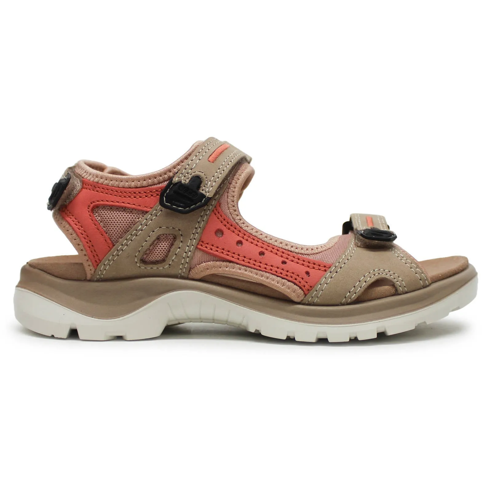 Ecco Offroad Geölte Nubukleder Damen Freizeitsandalen Ecco Schuhe