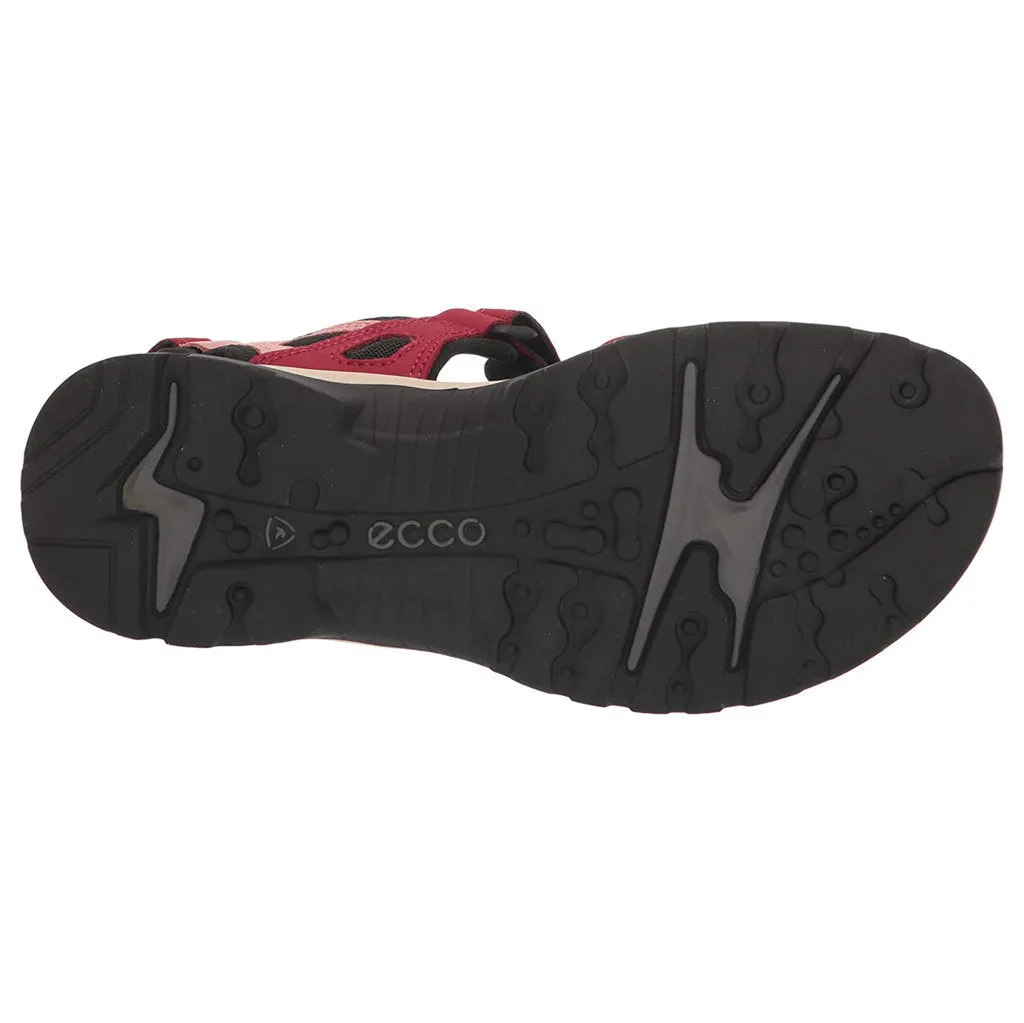 Ecco Offroad Geölte Nubukleder Damen Freizeitsandalen Ecco Schuhe
