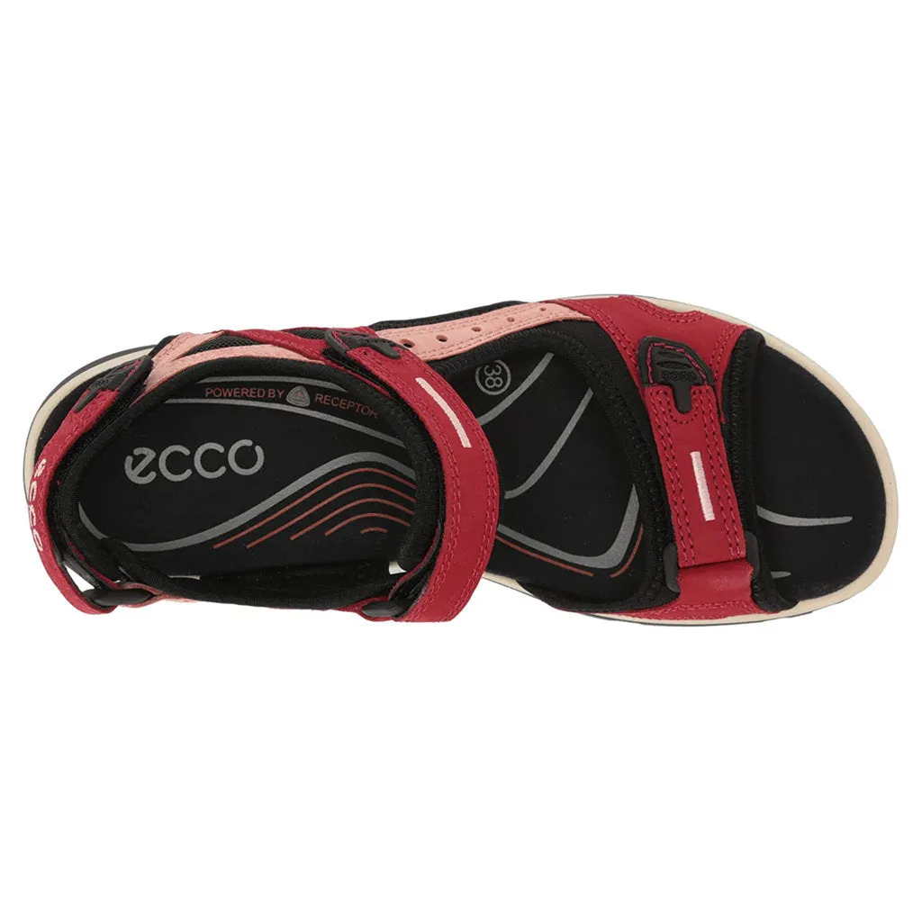 Ecco Offroad Geölte Nubukleder Damen Freizeitsandalen Ecco Schuhe
