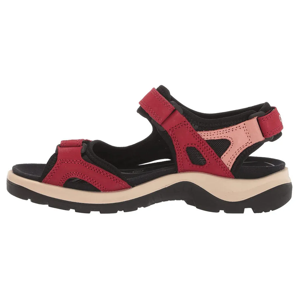 Ecco Offroad Geölte Nubukleder Damen Freizeitsandalen Ecco Schuhe