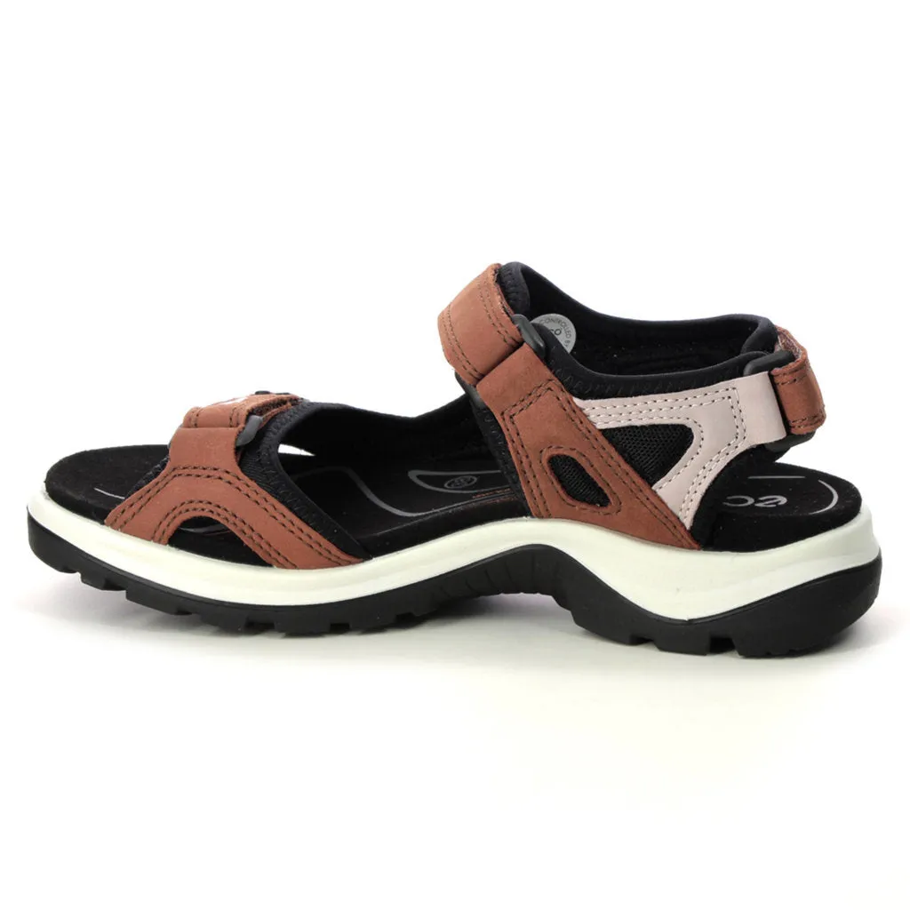 Ecco Offroad Geölte Nubukleder Damen Freizeitsandalen Ecco Schuhe