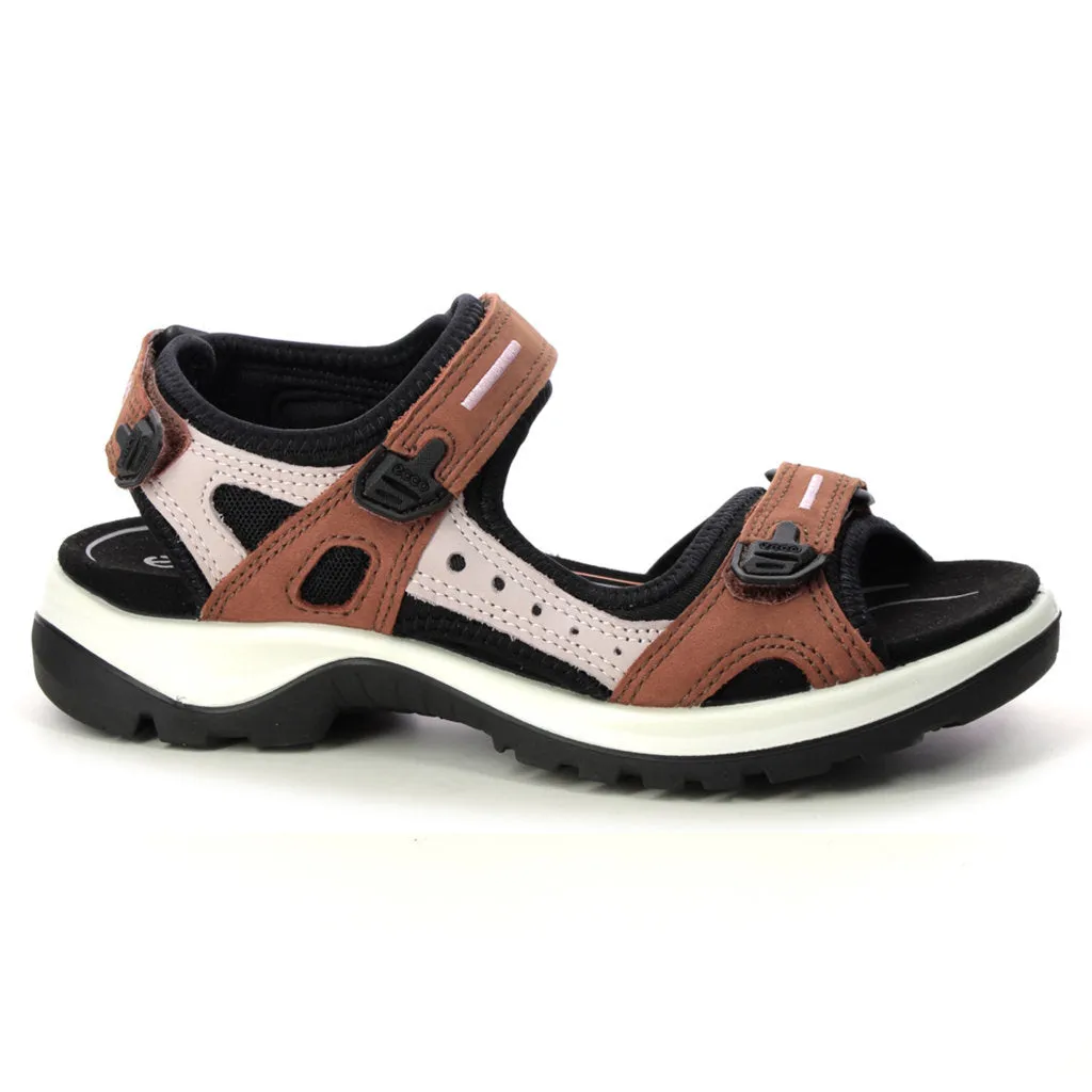 Ecco Offroad Geölte Nubukleder Damen Freizeitsandalen Ecco Schuhe