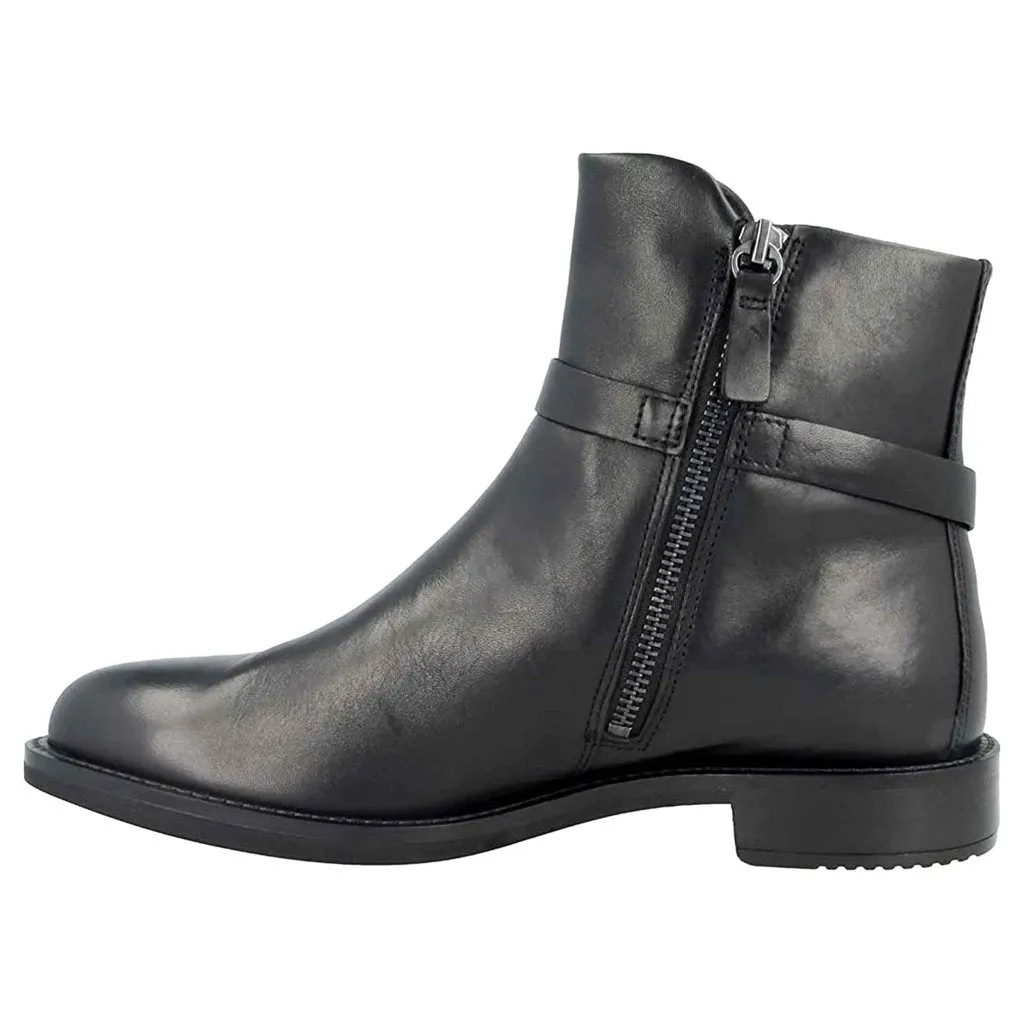 Ecco Sartorelle 25 Stiefeletten aus Vollrindleder mit Reißverschluss für Damen von Ecco