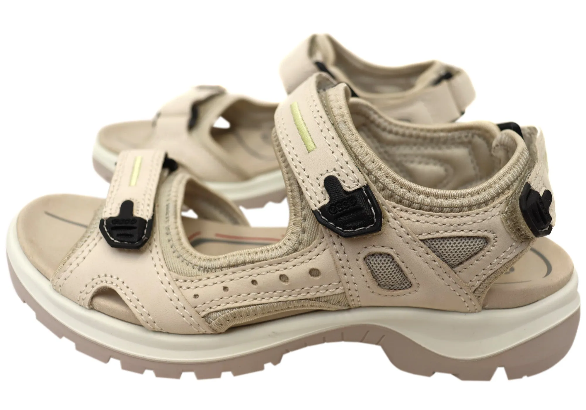 ECCO Damen Offroad Comfort Leder Sandalen mit verstellbarer Passform ECCO Schuhe