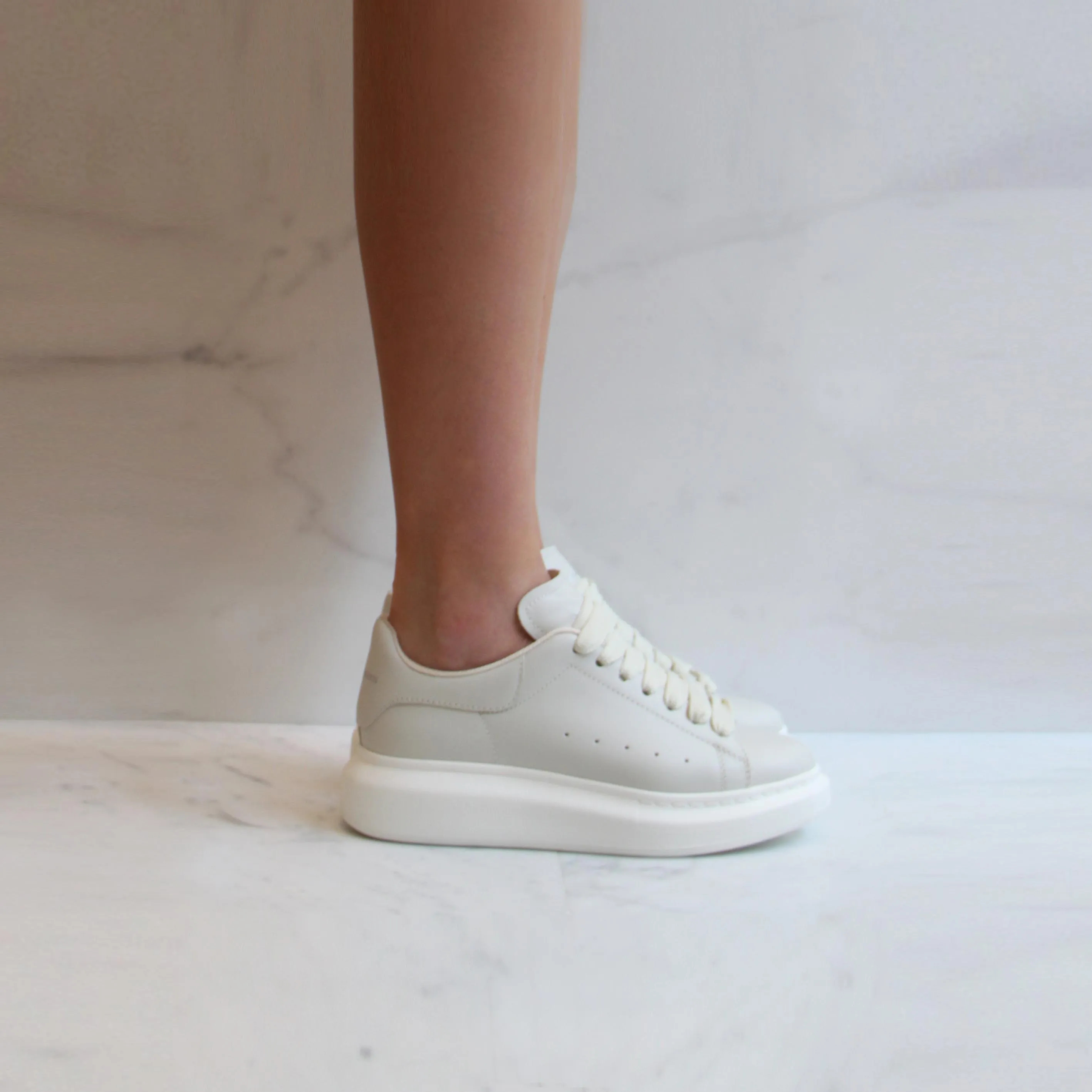 ES Sneaker Metal Free, Elfenbein Schuhe_Alexander Mcqueen