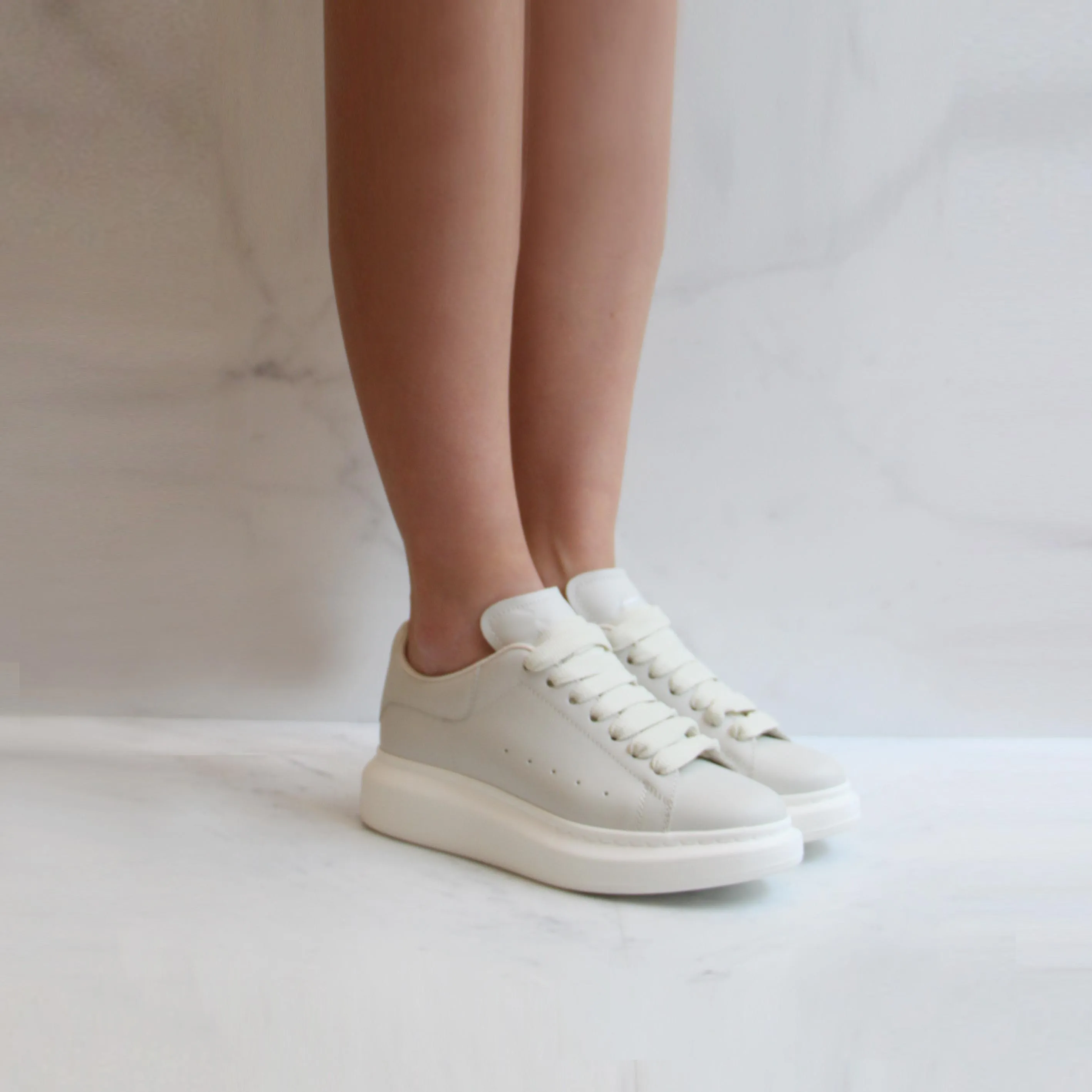 ES Sneaker Metal Free, Elfenbein Schuhe_Alexander Mcqueen