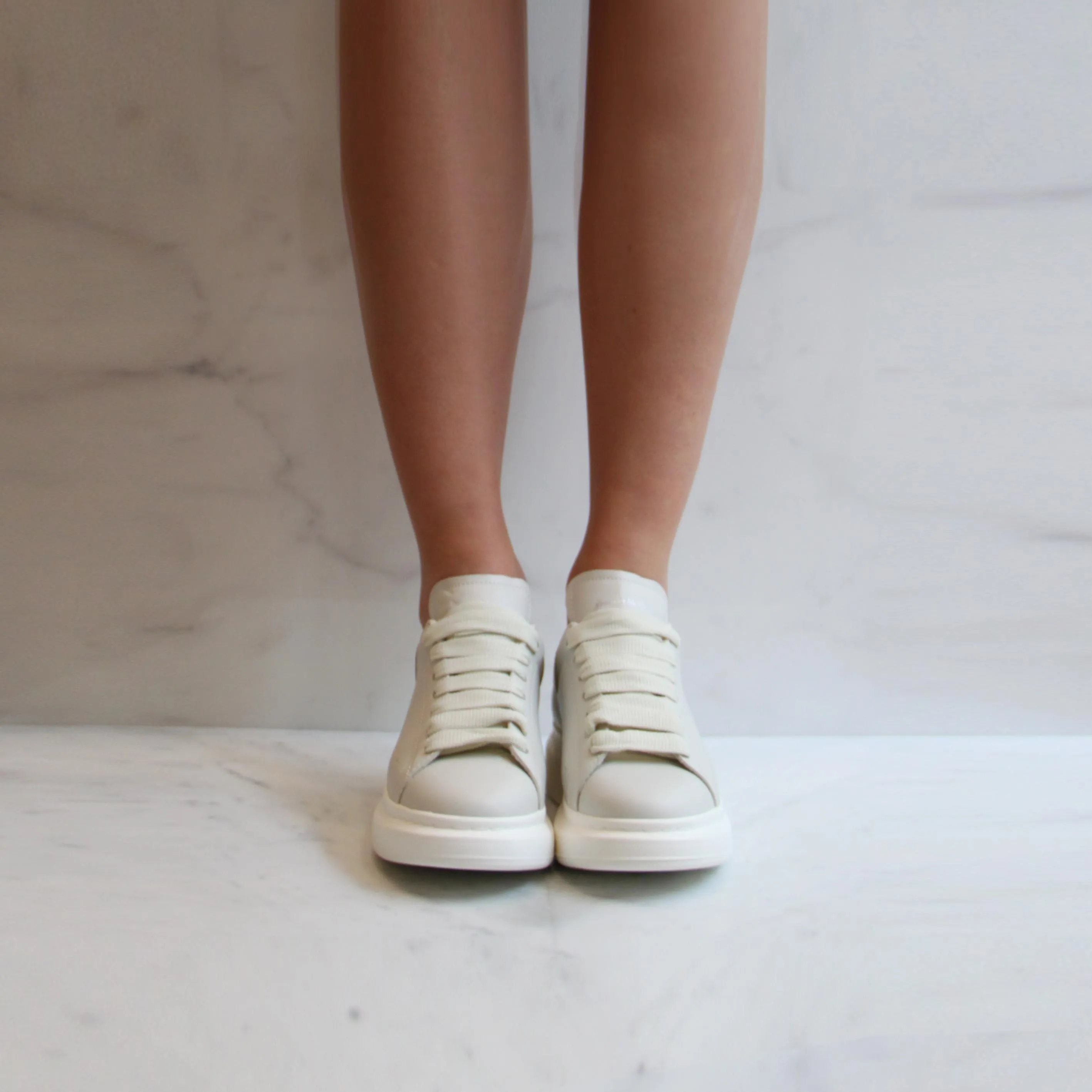 ES Sneaker Metal Free, Elfenbein Schuhe_Alexander Mcqueen