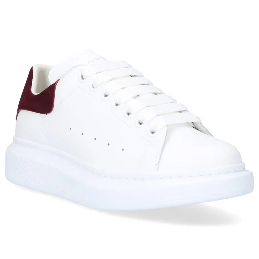 ES Sneaker Wildleder Lasche, Weinrot Schuhe_Alexander Mcqueen