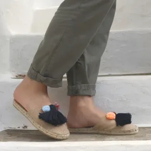 Espadrilles Pantoffeln - Naturjute