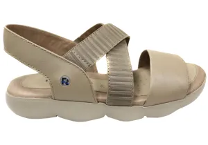 Flex & Go Dory Damen Komfort Ledersandalen Aus Portugal Flex & Go Schuhe