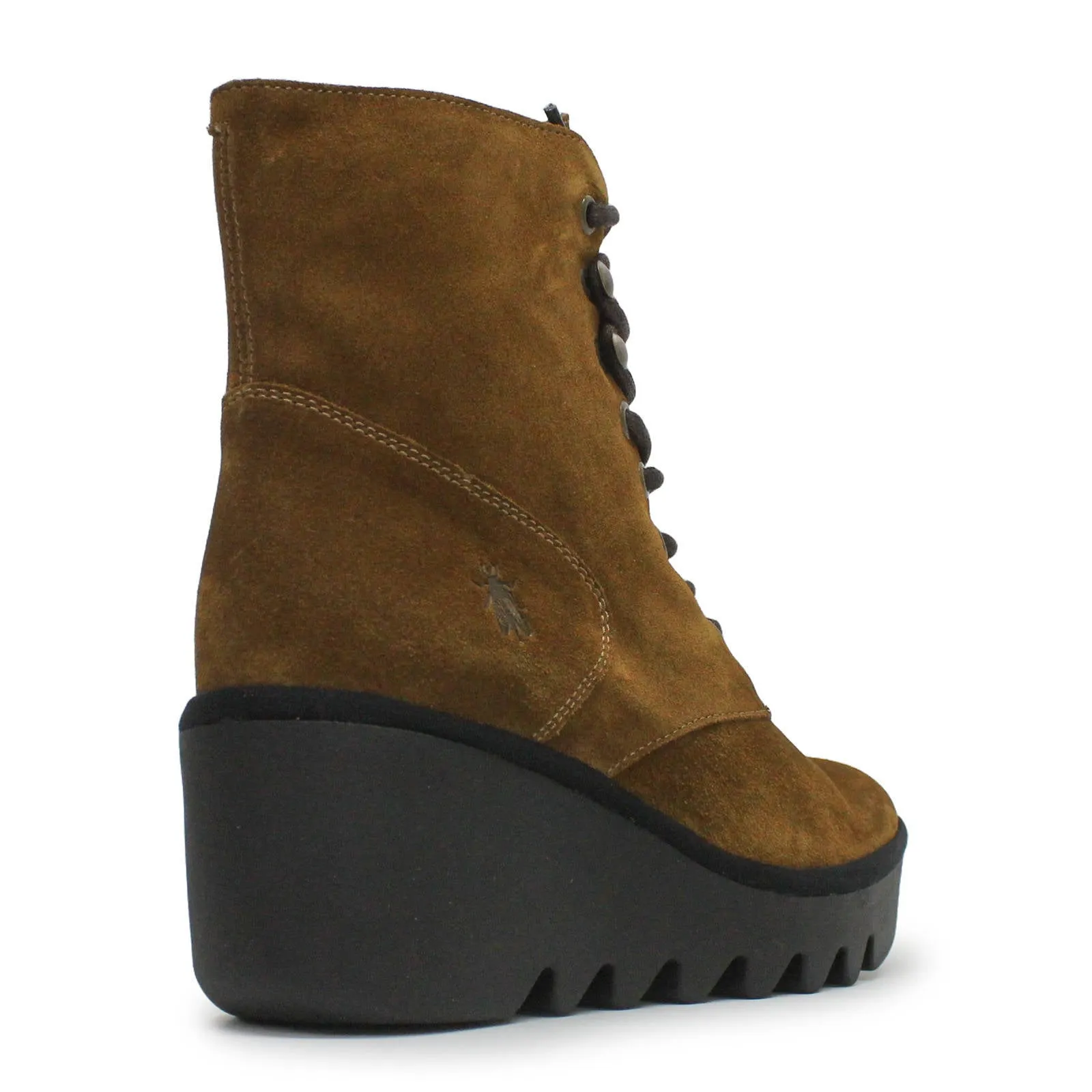 Fly London BIRR534FLY Öl Wildleder Damen Knöchelstiefel