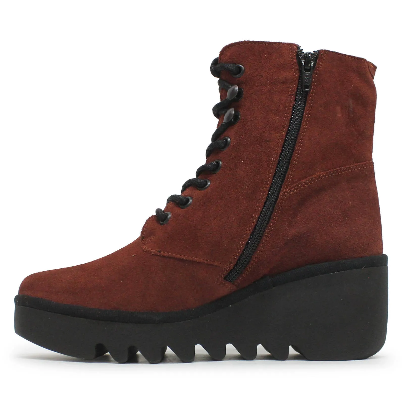 Fly London BIRR534FLY Öl-Wildleder Damen Knöchelstiefel