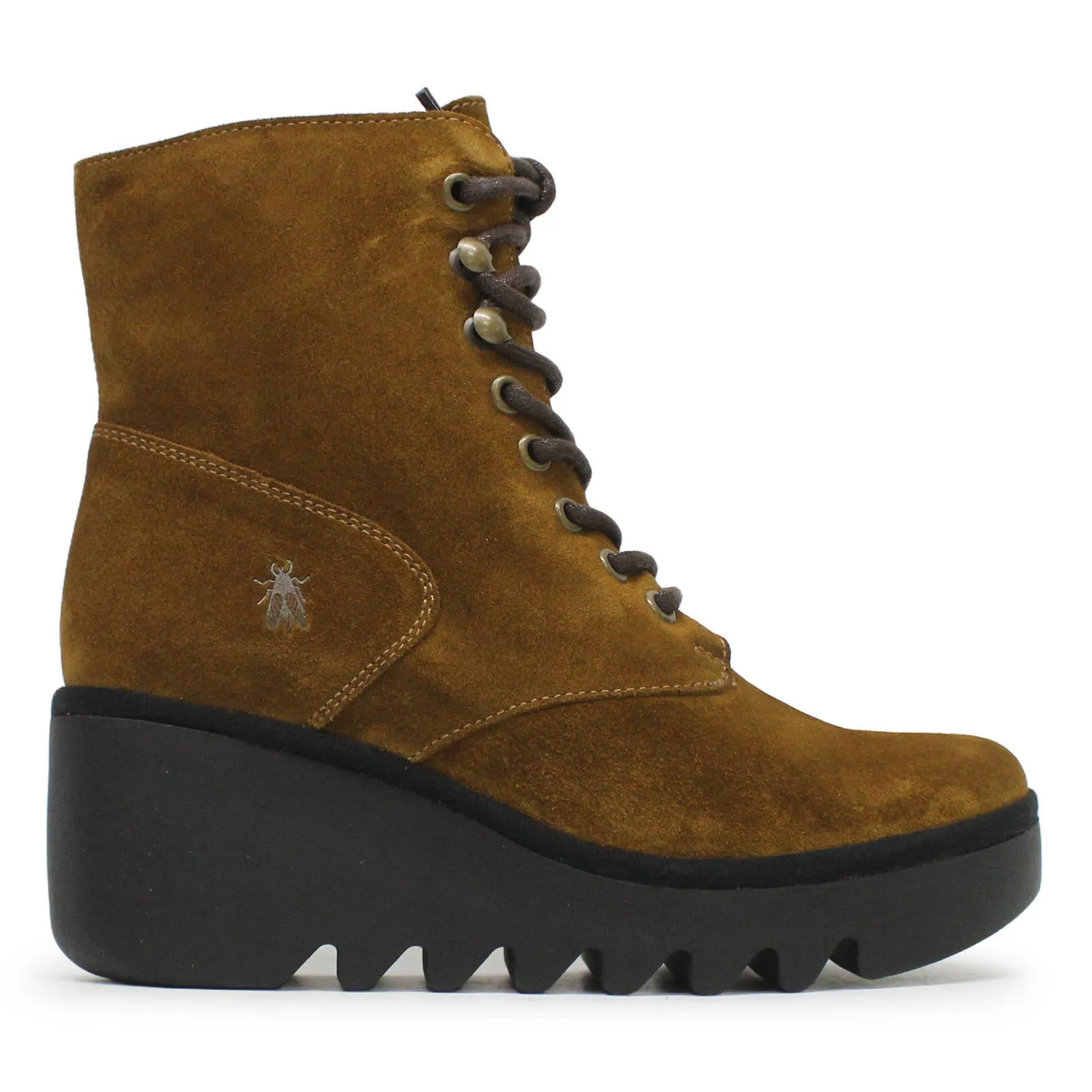 Fly London BIRR534FLY Öl Wildleder Damen Knöchelstiefel