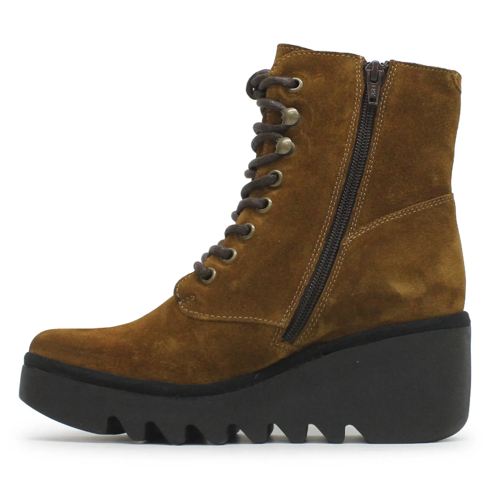 Fly London BIRR534FLY Öl-Wildleder Damen Knöchelstiefel