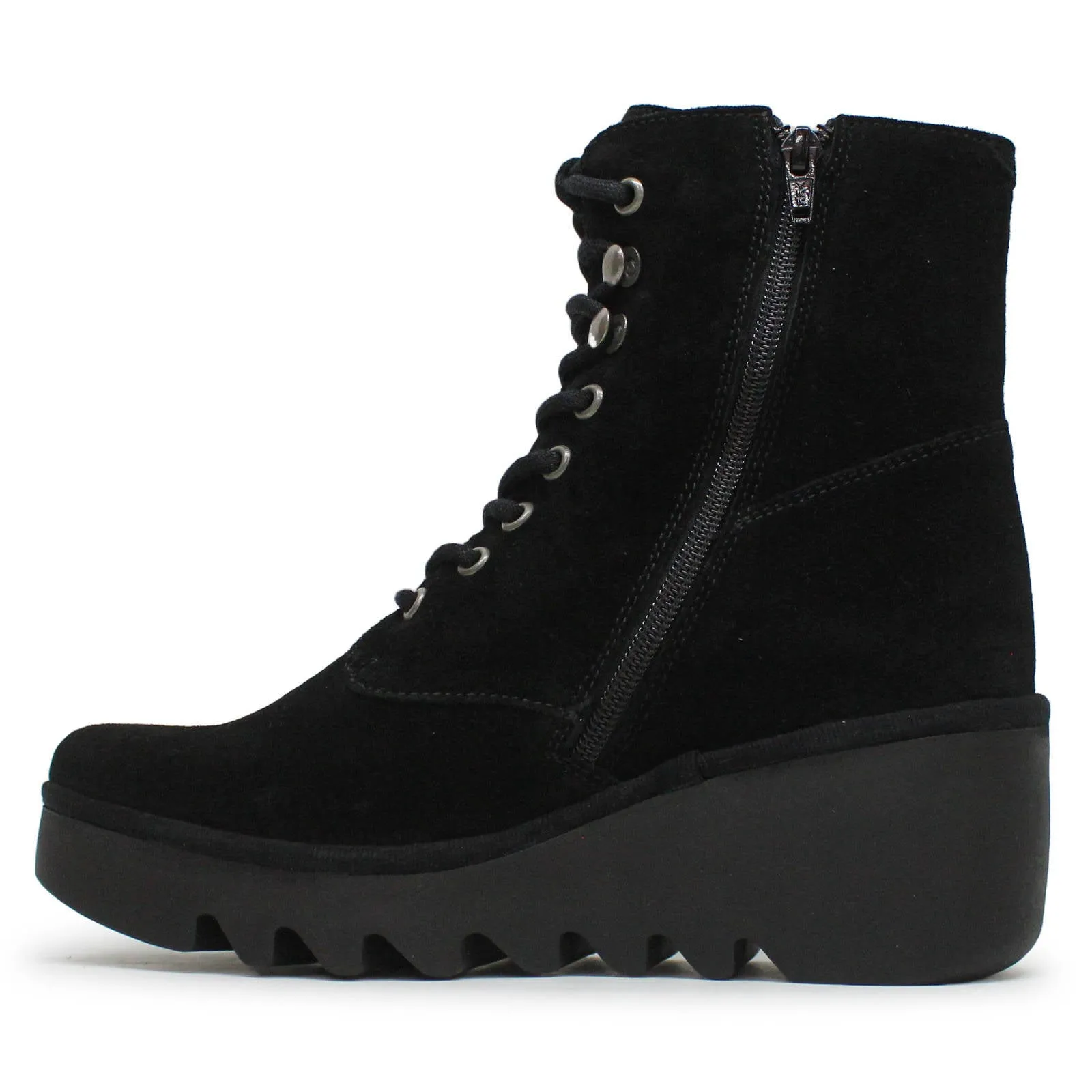 Fly London BIRR534FLY Öl Wildleder Damen Knöchelstiefel