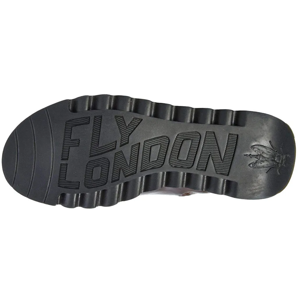 Fly London MES 2 Leder Stiefeletten für Damen mit Reißverschluss bis zur Mitte der Wade