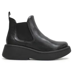 Fly London MULK159FLY Dublin Leder Chelsea-Stiefel für Damen