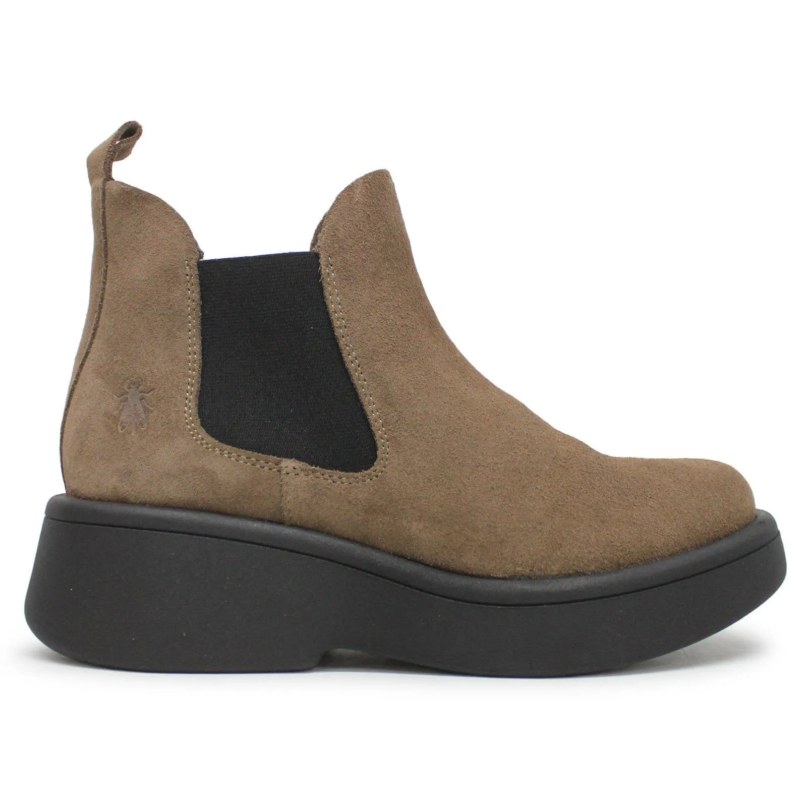 Fly London MULK159FLY Öl-Wildleder Chelsea-Stiefel für Damen
