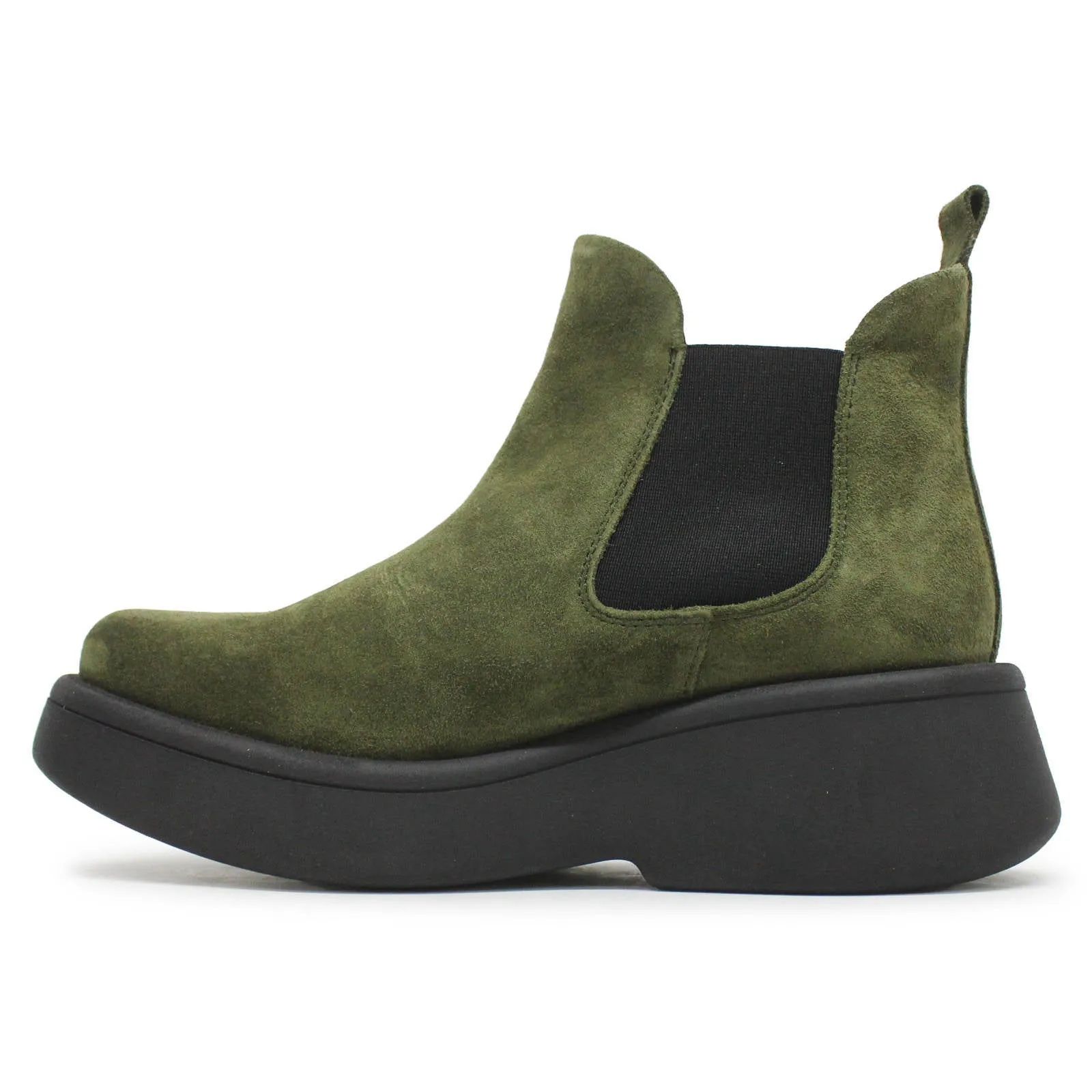 Fly London MULK159FLY Öl-Wildleder Chelsea-Stiefel für Damen