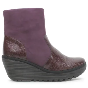 Fly London YUXI506FLY Rock Cupido Leder Stiefeletten für Damen