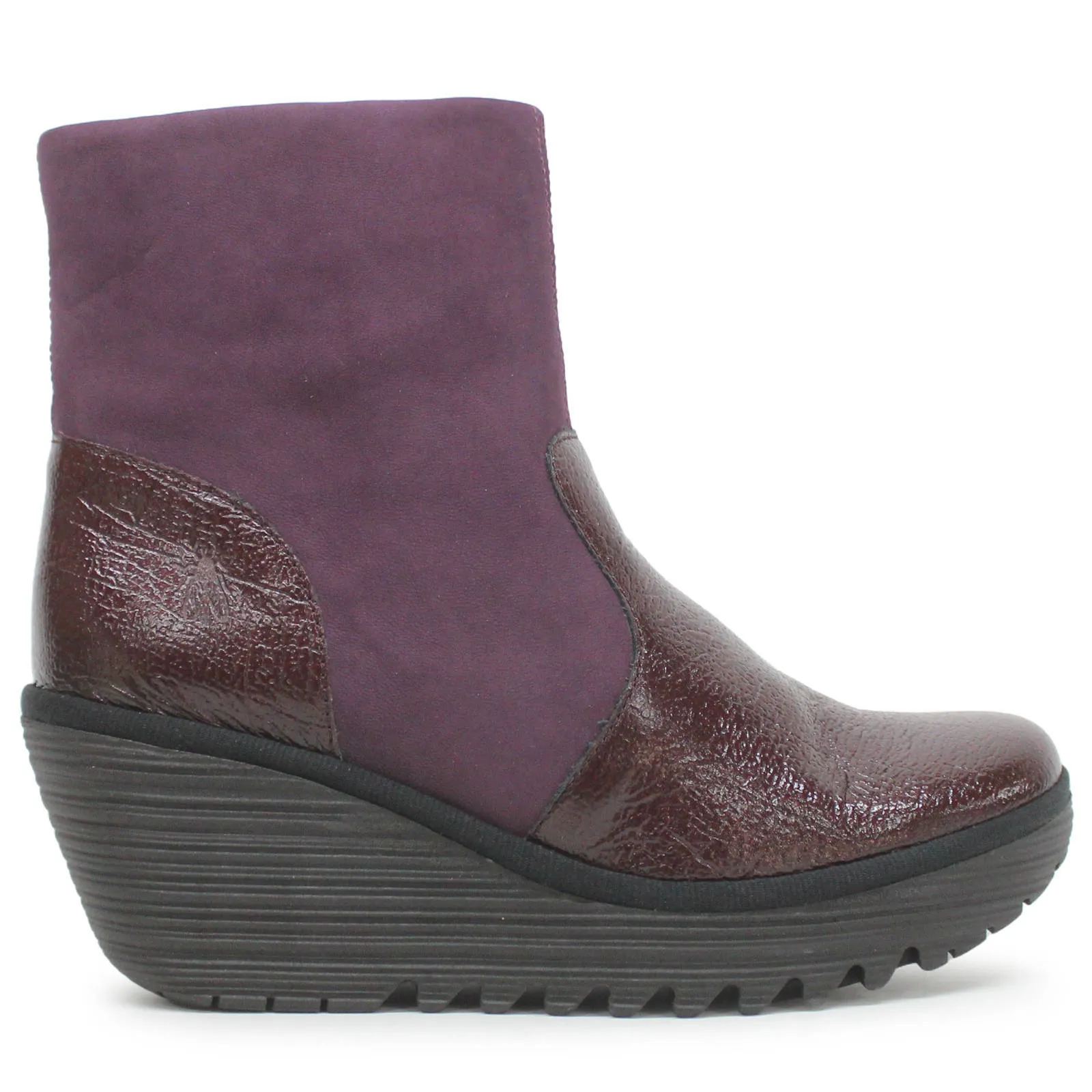Fly London YUXI506FLY Rock Cupido Leder Stiefeletten für Damen