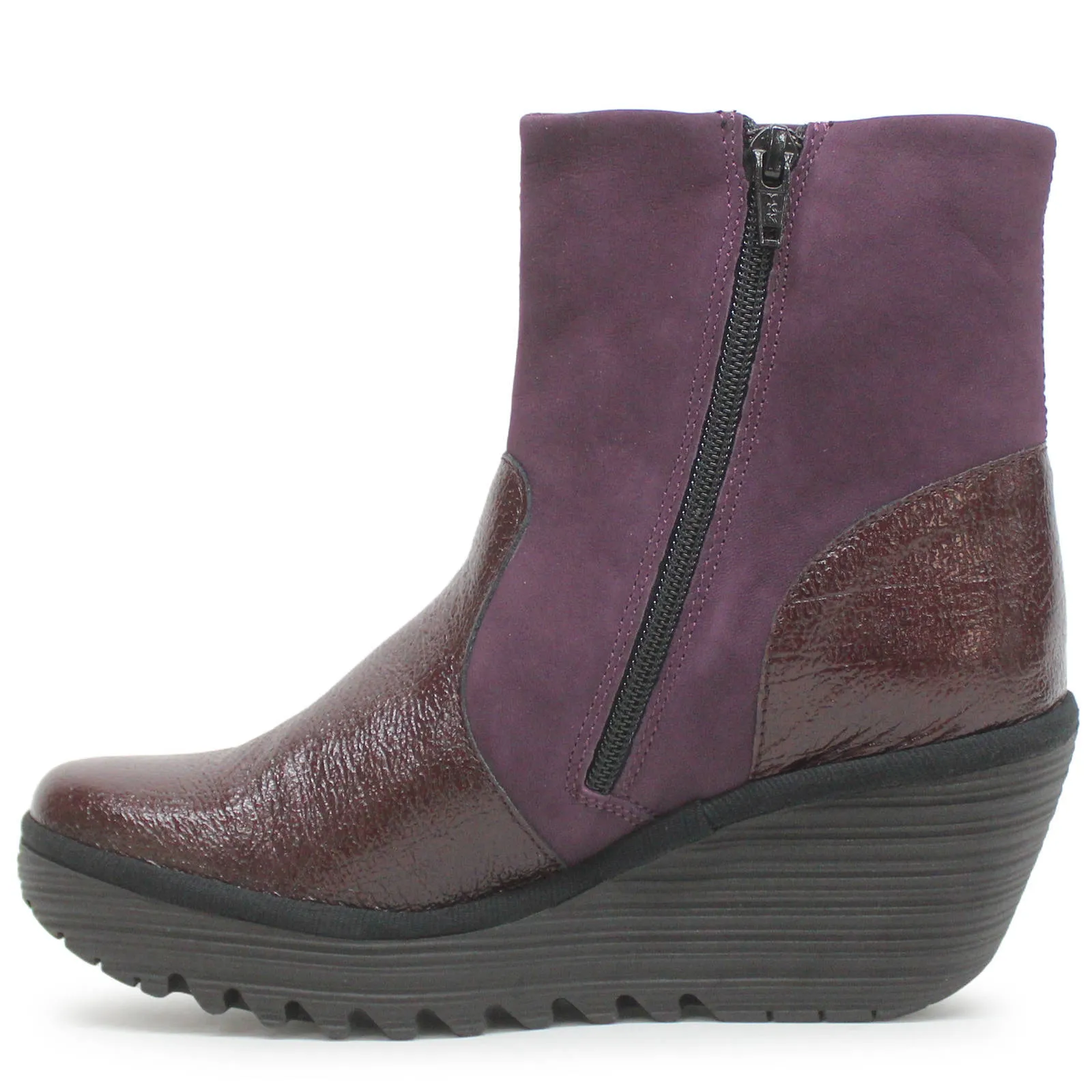 Fly London YUXI506FLY Rock Cupido Leder Stiefeletten für Damen