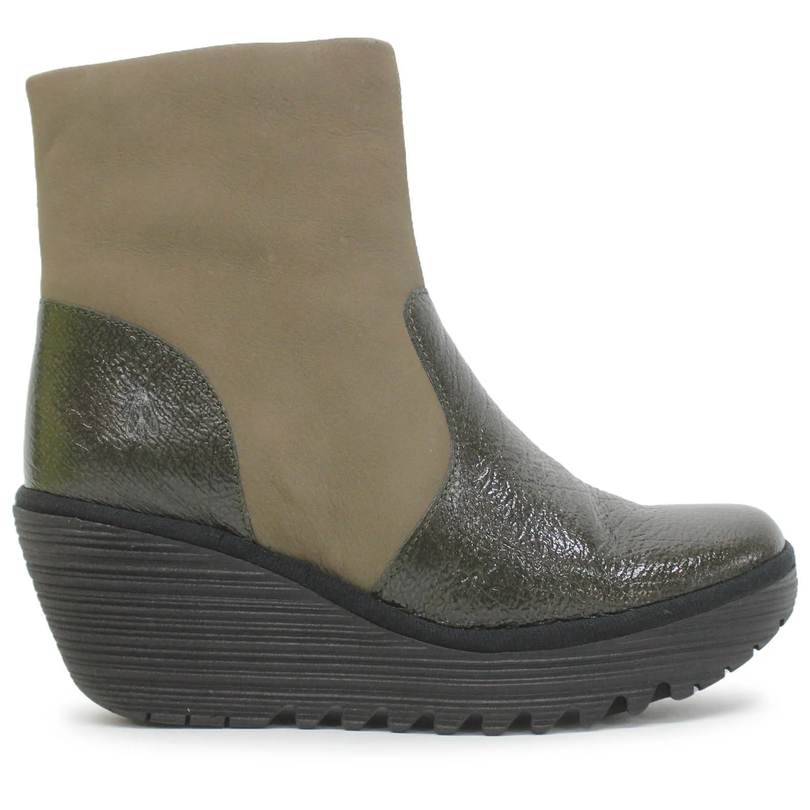 Fly London YUXI506FLY Rock Cupido Leder Stiefeletten für Damen