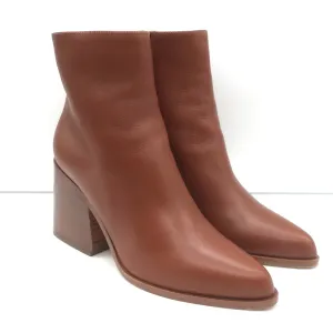 Gabriela Hearst Ava Stiefeletten Braun Leder Größe 36,5