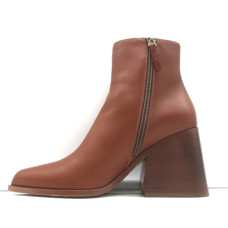 Gabriela Hearst Ava Stiefeletten Braun Leder Größe 36,5